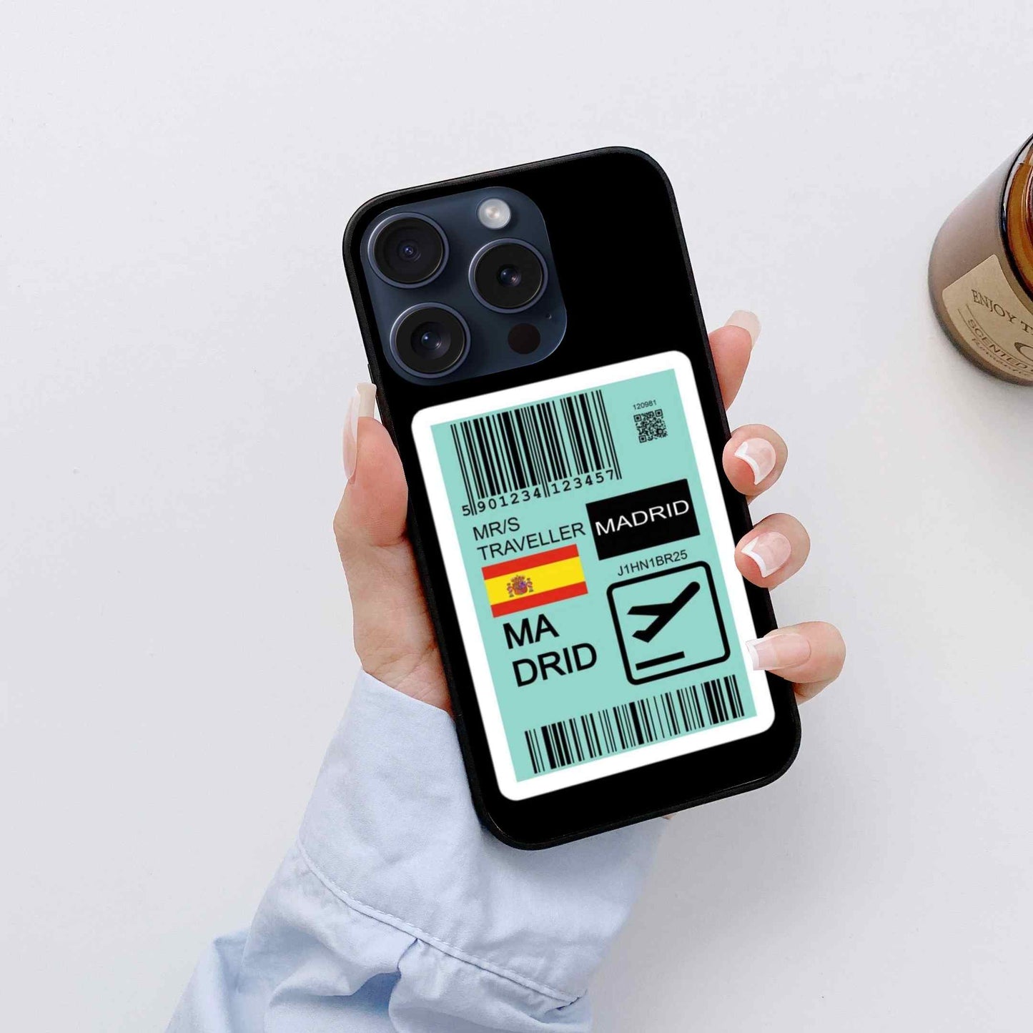 Travel Glossy Glass Cover