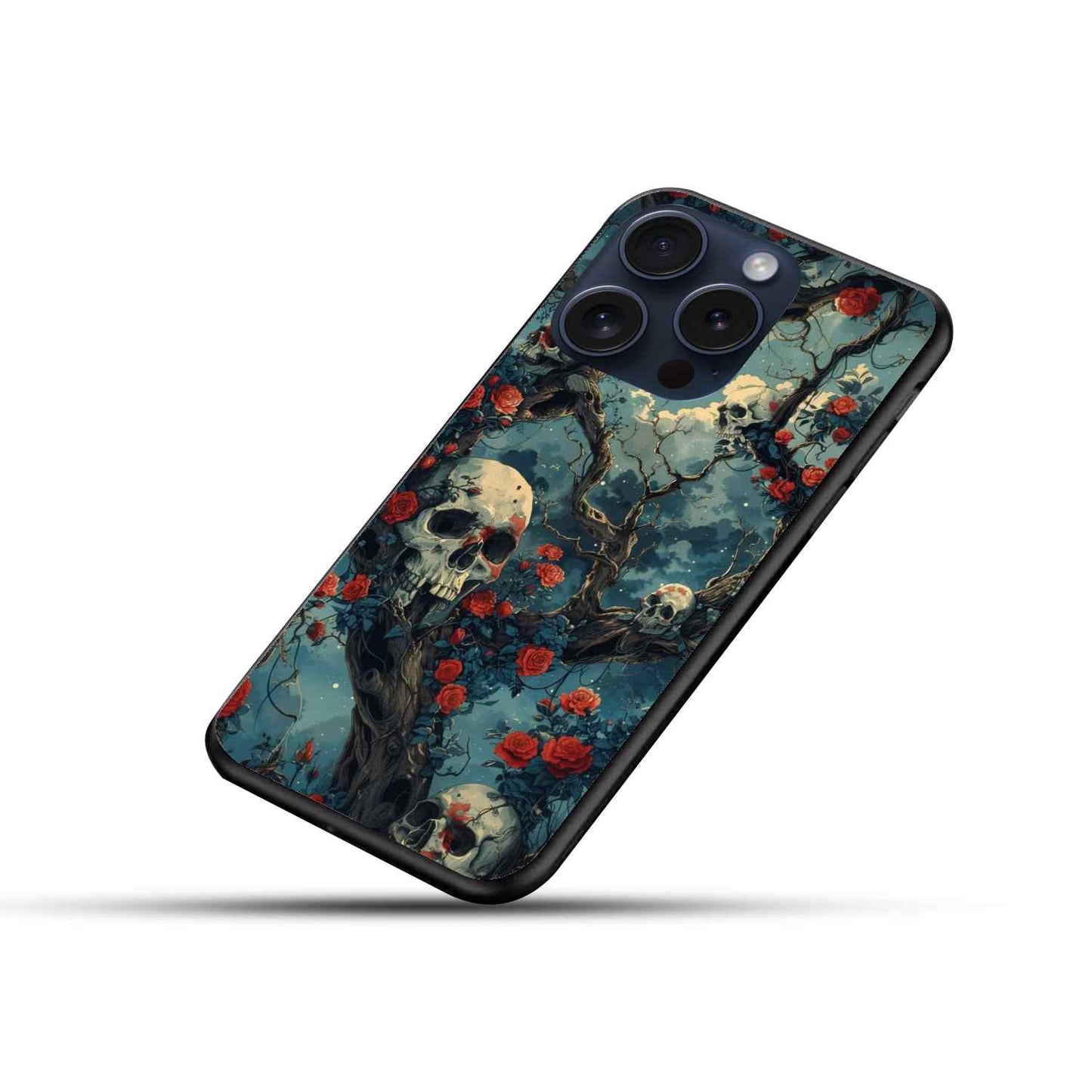 skull Glossy Glass Cover