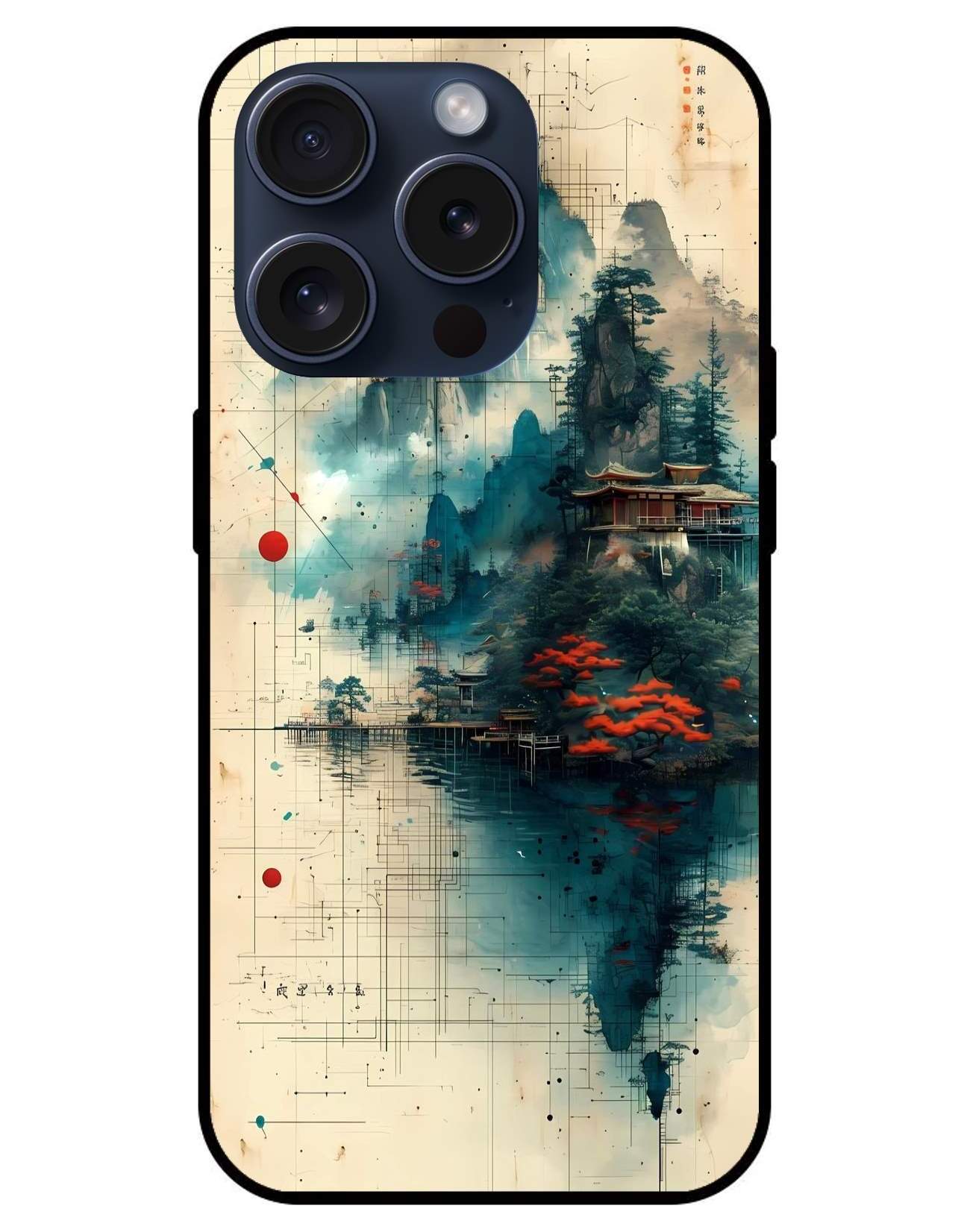 Scenery Glossy Glass Back Cover