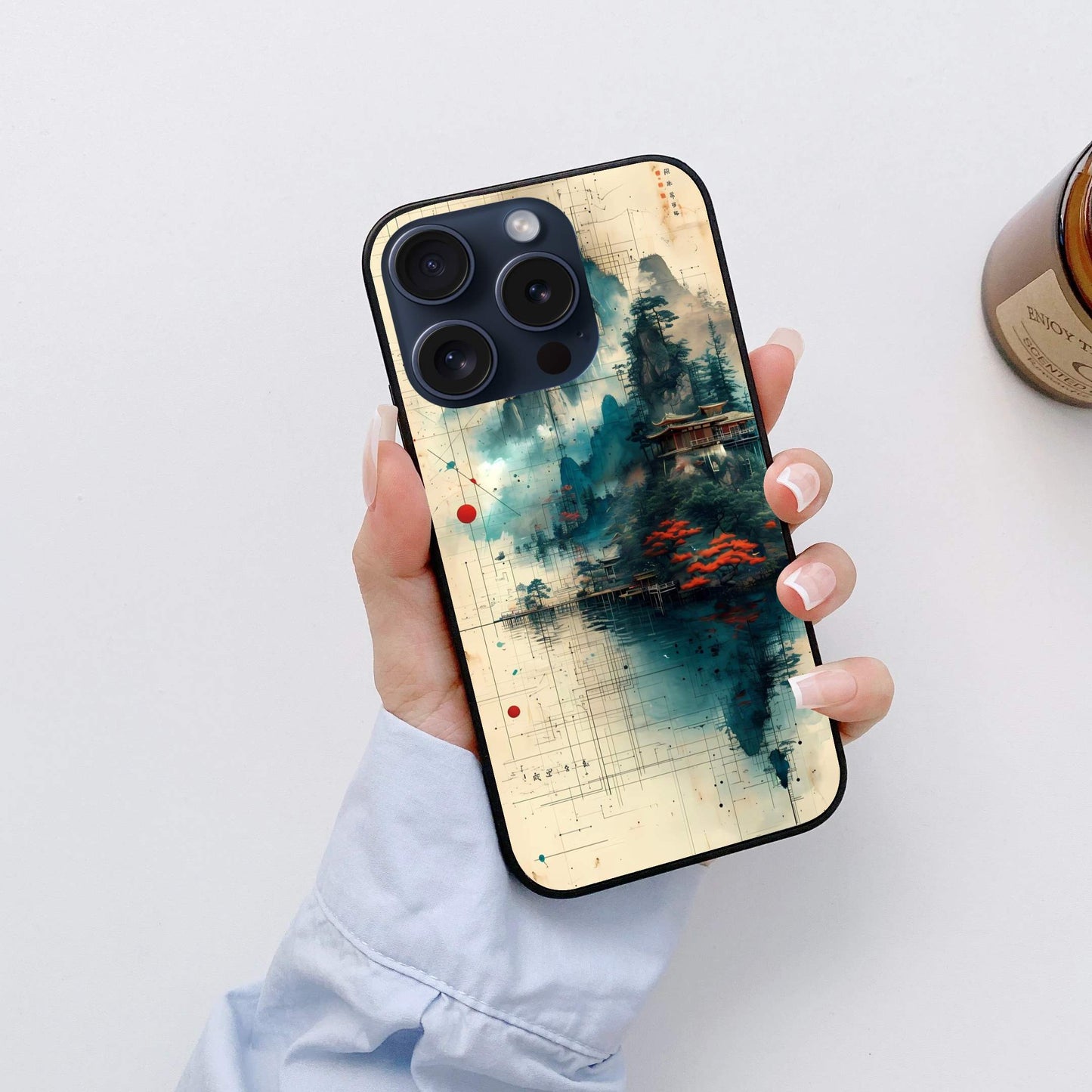 Scenery Glossy Glass Back Cover