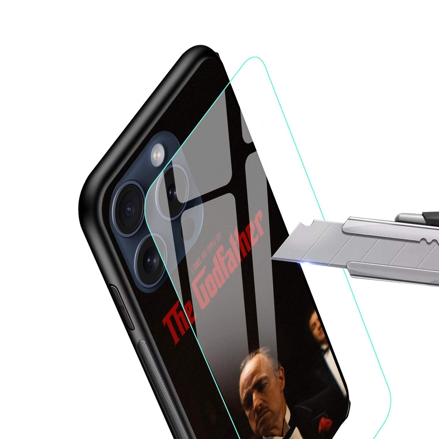 The God Father Glossy Glass Back Cover