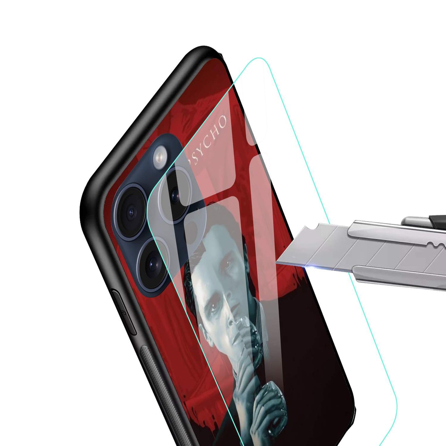 American Psyco Glossy Glass Back Cover