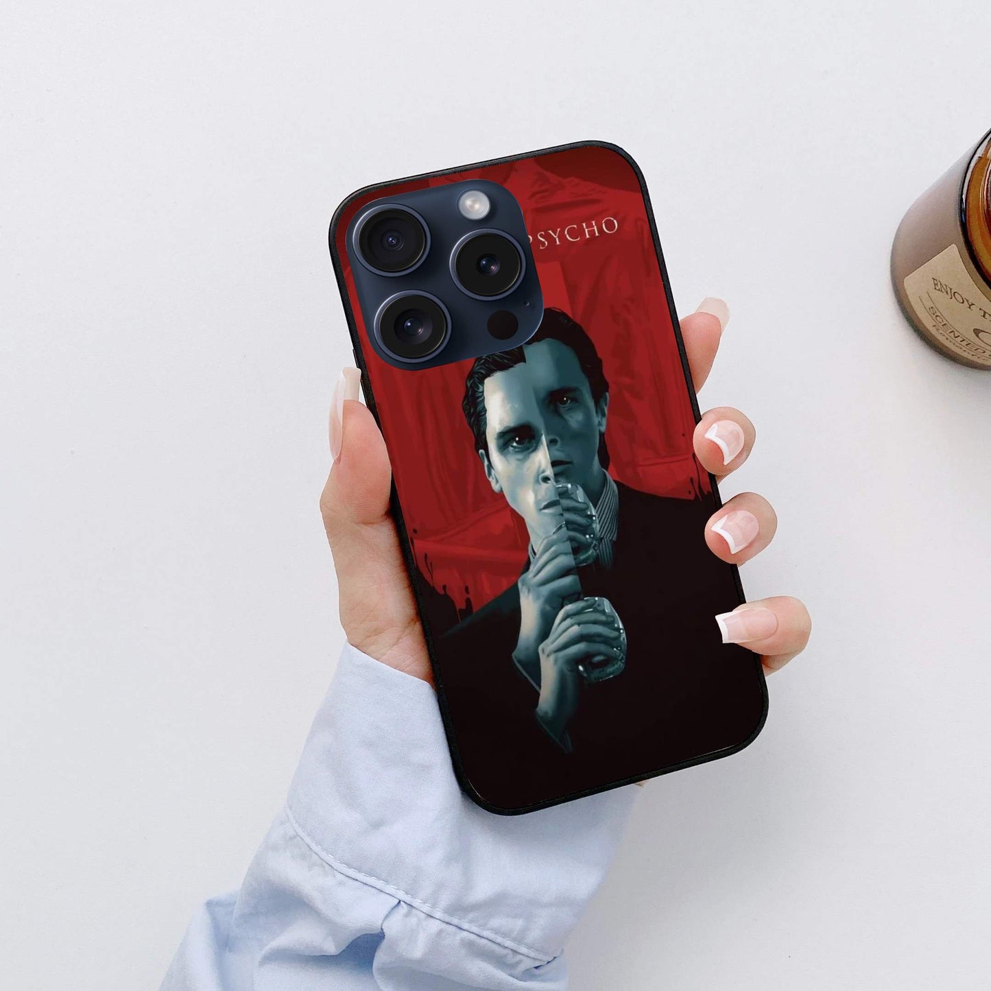 American Psyco Glossy Glass Back Cover