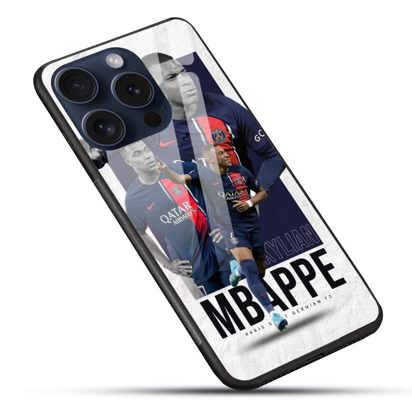 Mbappe Glossy Glass Back Cover