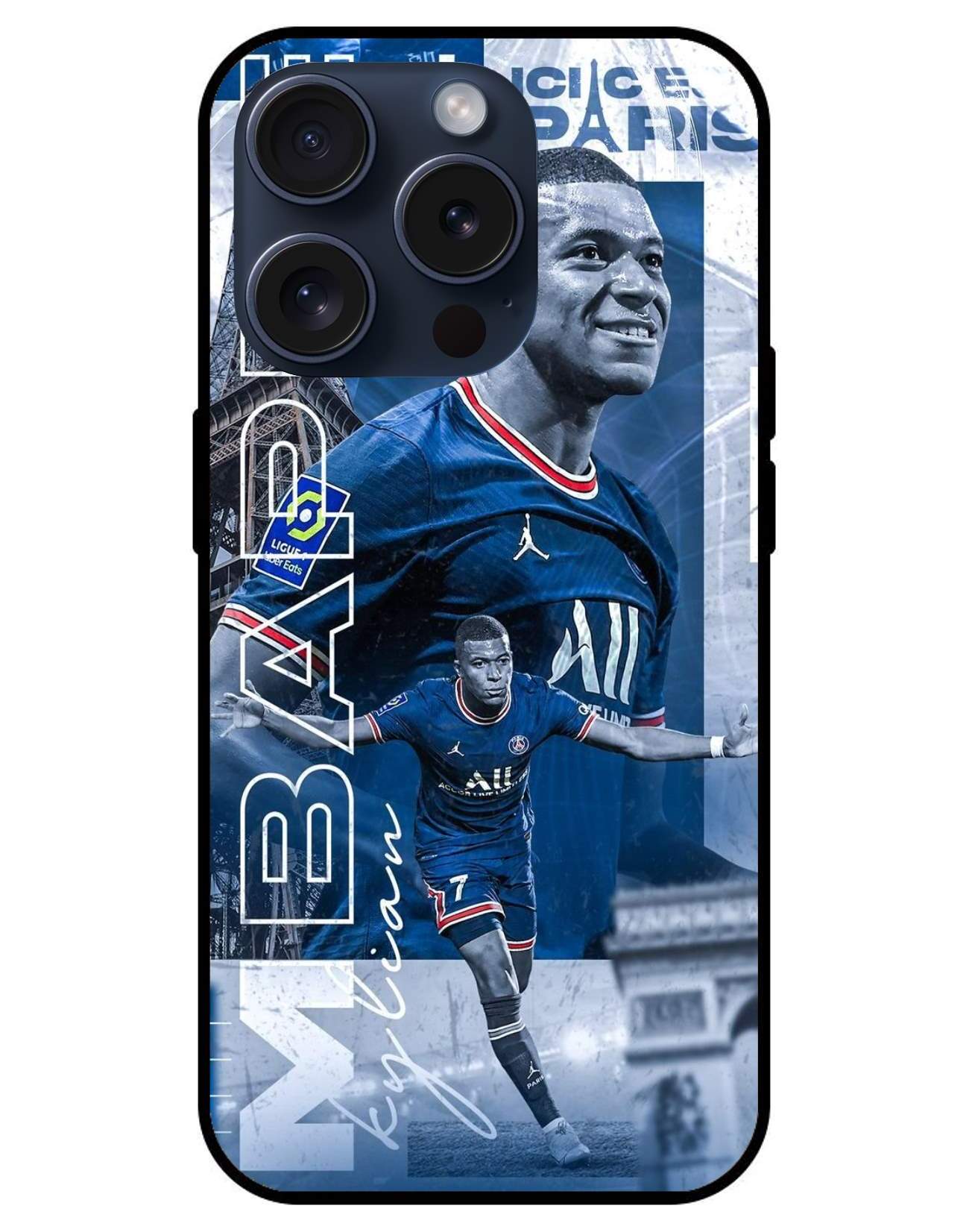 Mbappe Glossy Glass Back Cover