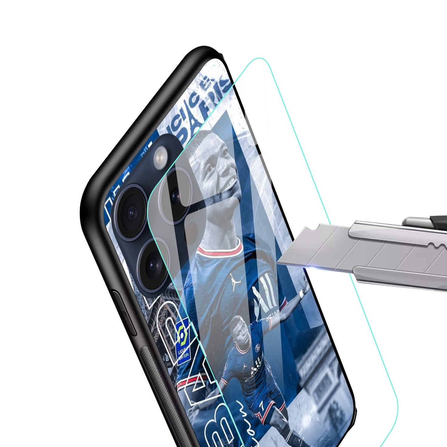 Mbappe Glossy Glass Back Cover