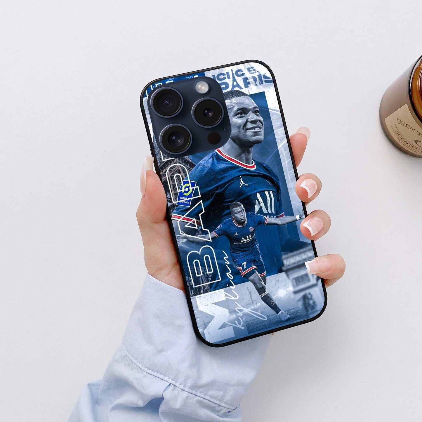 Mbappe Glossy Glass Back Cover