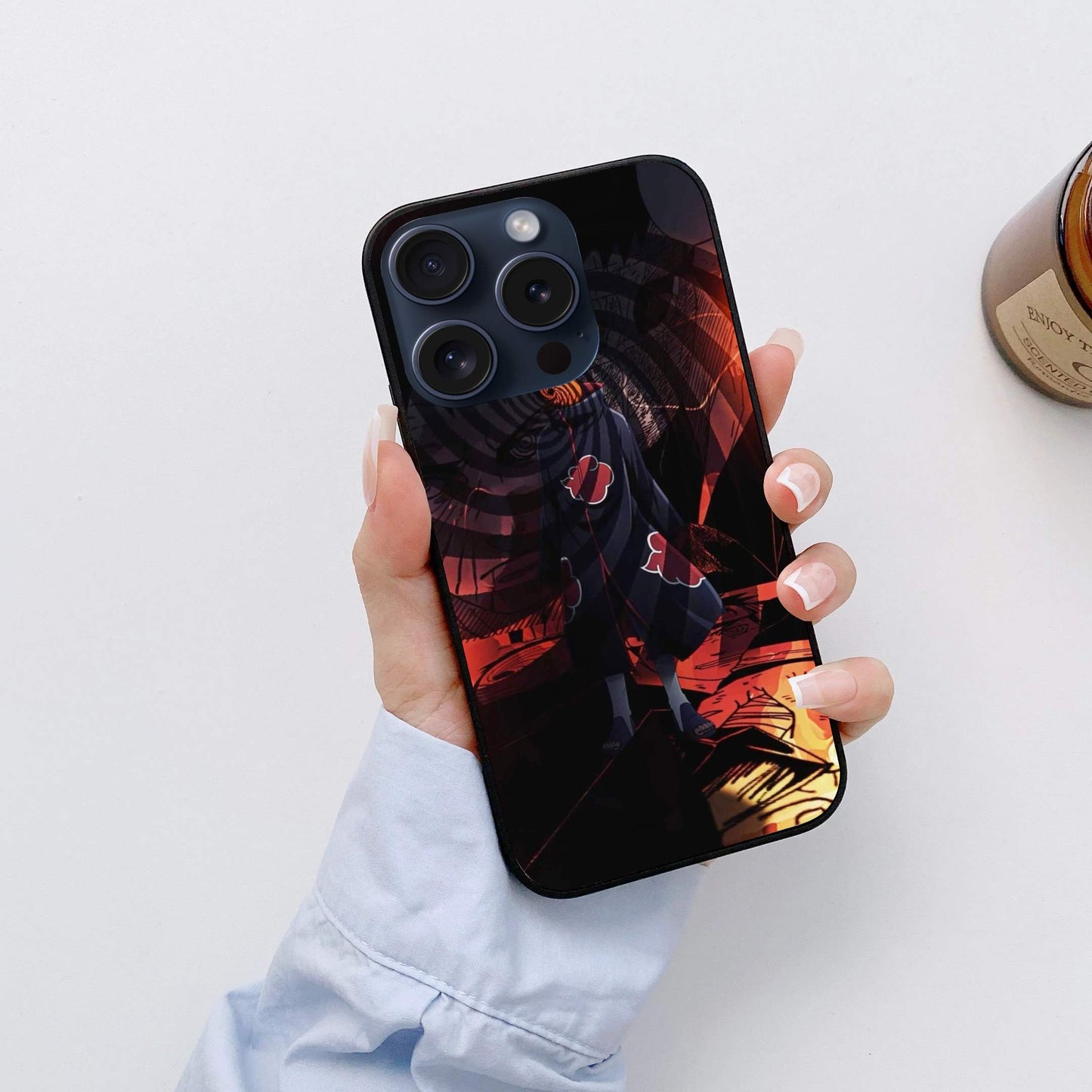 Obito Uchiha Naruto Glossy Glass Back Cover Design 1731