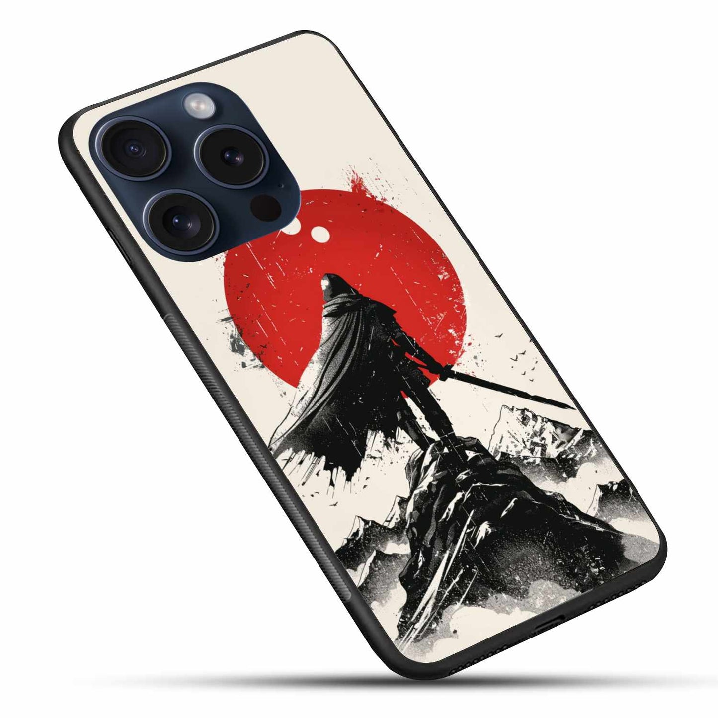 Samurai With Sword Original Glass Cover
