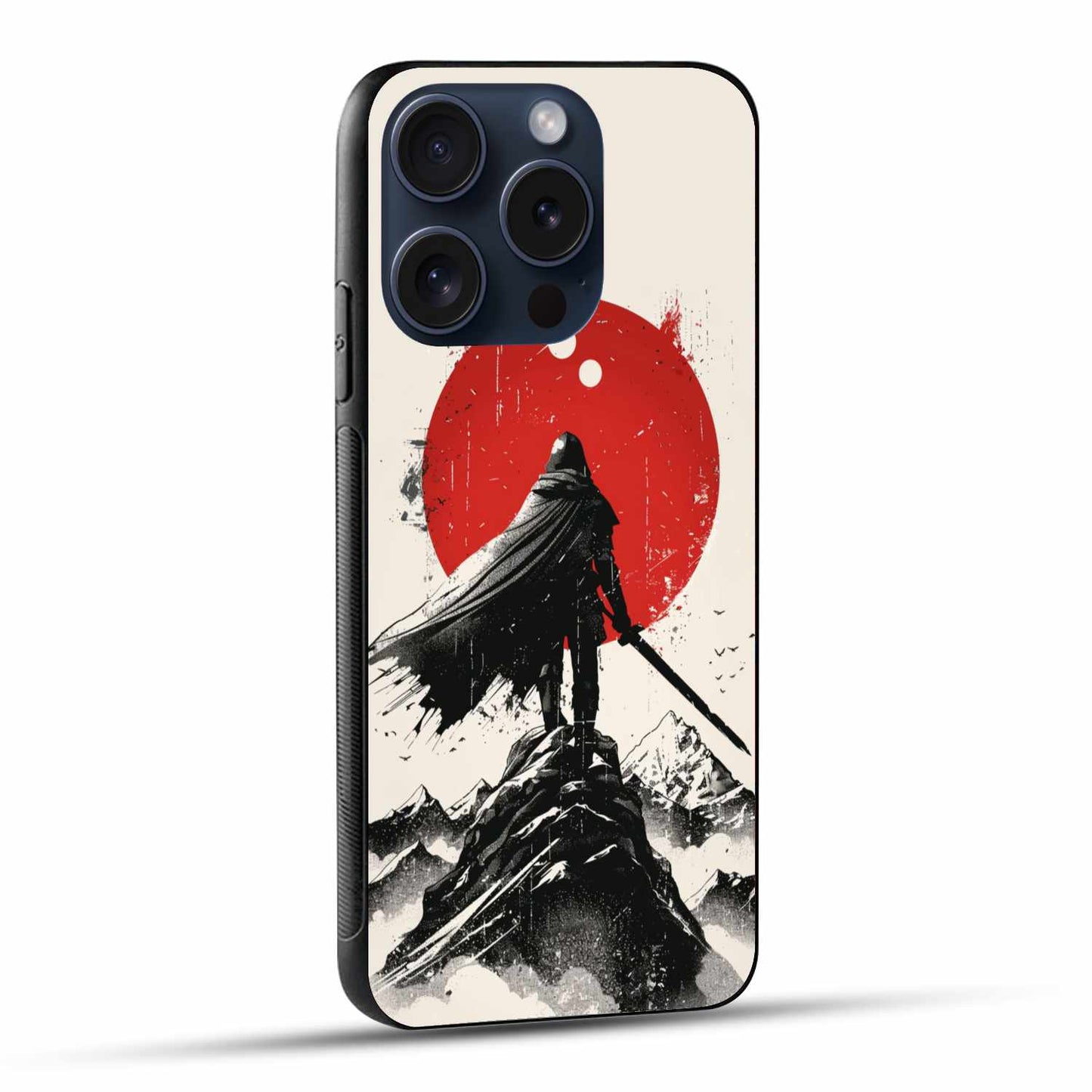 Samurai With Sword Original Glass Cover