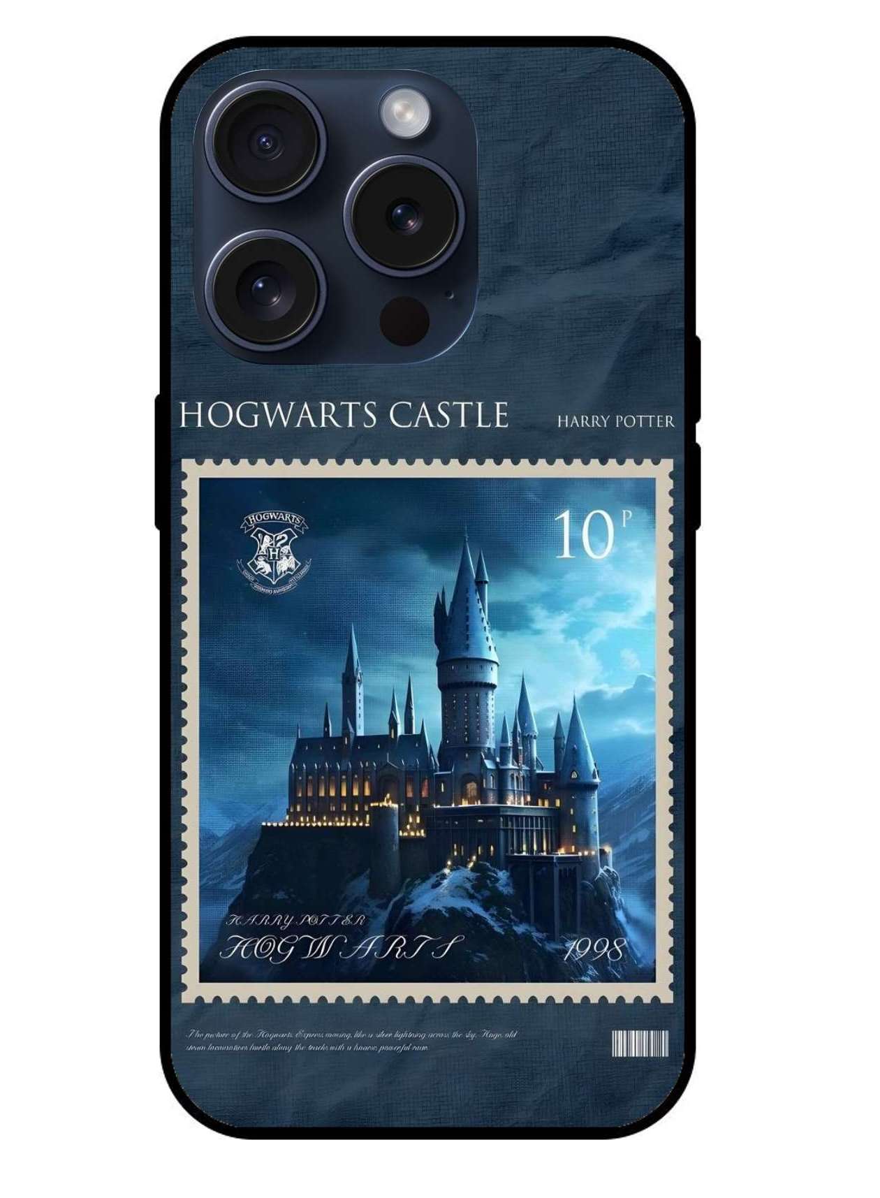 Harry Porter Hogwards Original Glass Glossy Finish Back Cover