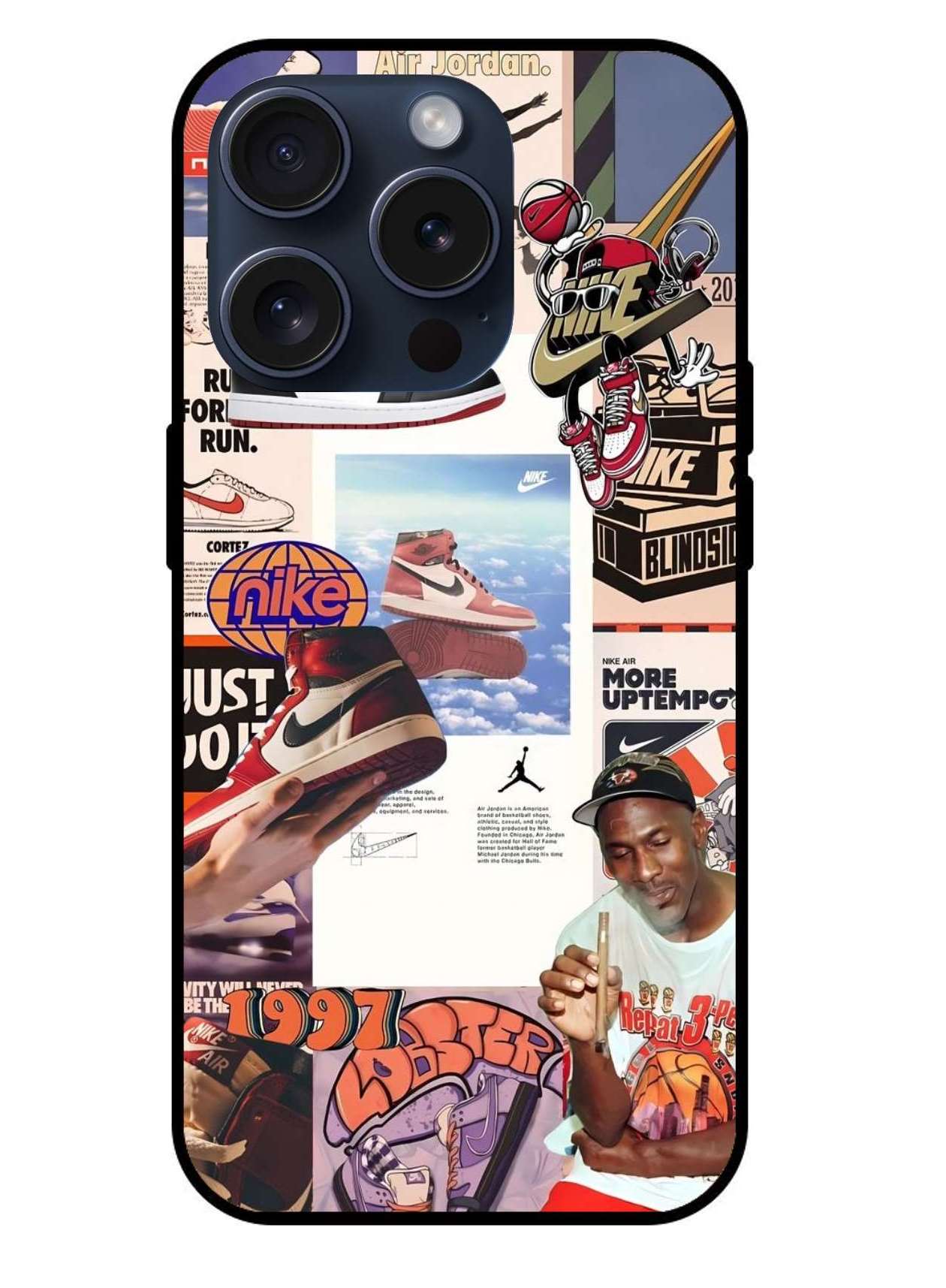 Nike Aesthetic Original Glass Glossy Finish Back Cover
