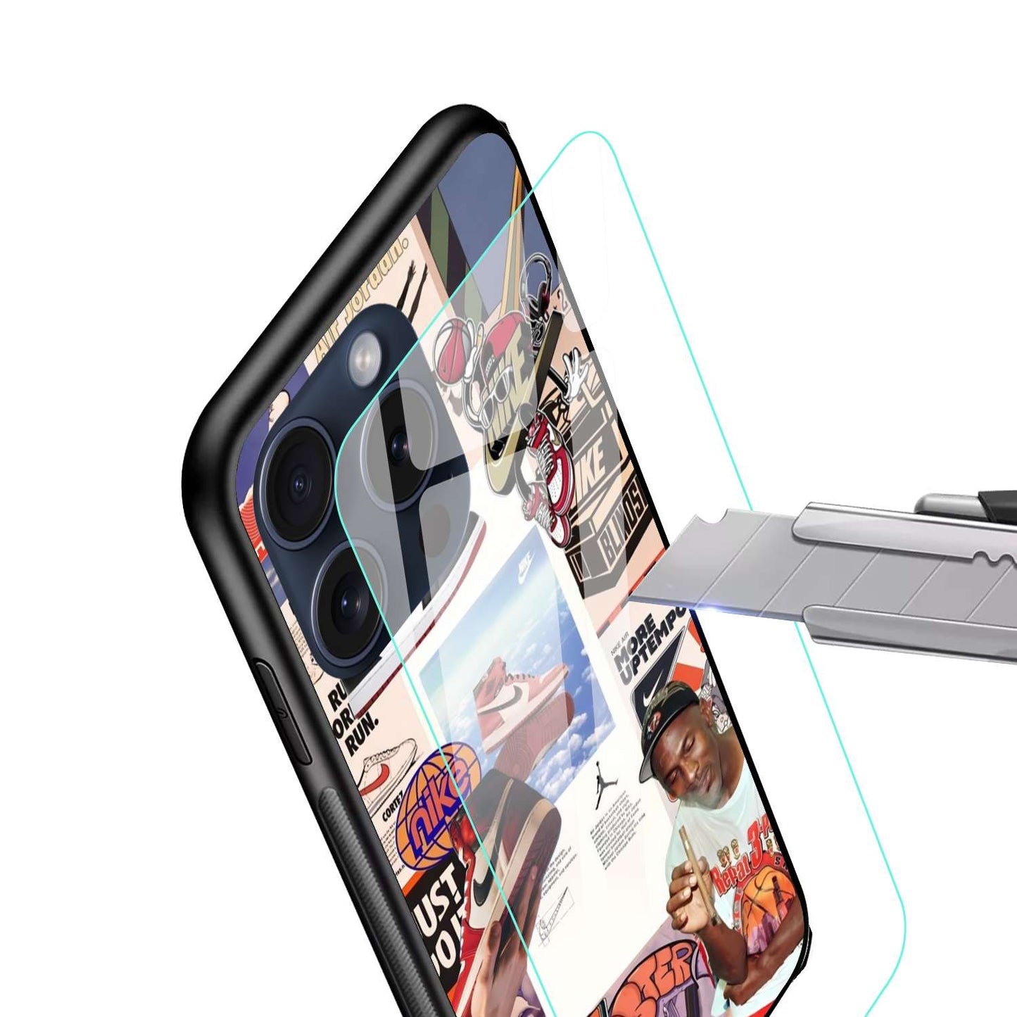 Nike Aesthetic Original Glass Glossy Finish Back Cover