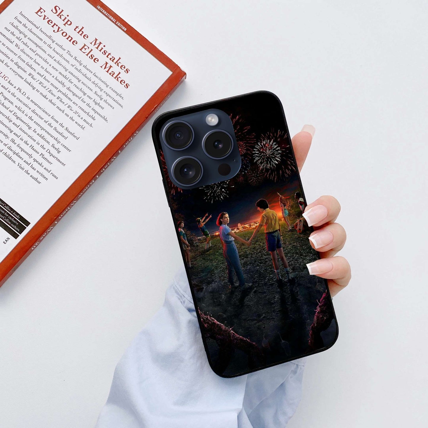 Stranger Things Original Glass Glossy Finish Back Cover