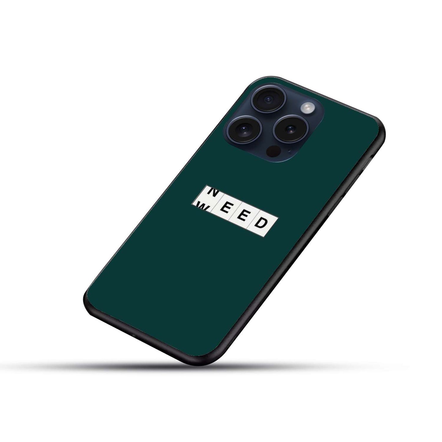 NEED WEED Original Glass Glossy Finish Back Cover