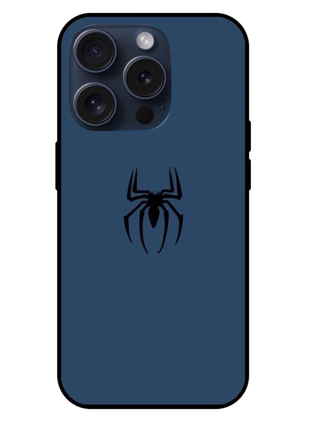 Spider Man Logo Original Glass Glossy Finish Back Cover