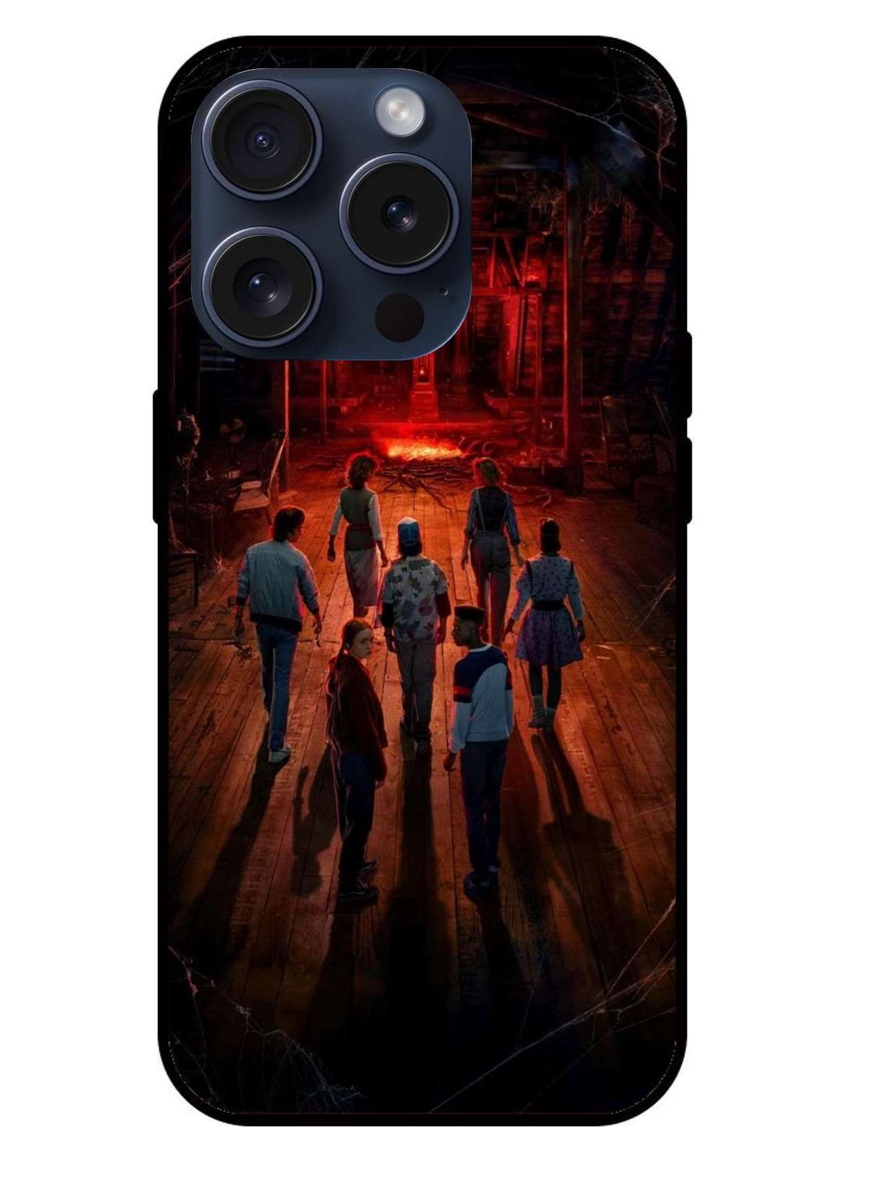 Stranger Things Original Glass Glossy Finish Back Cover