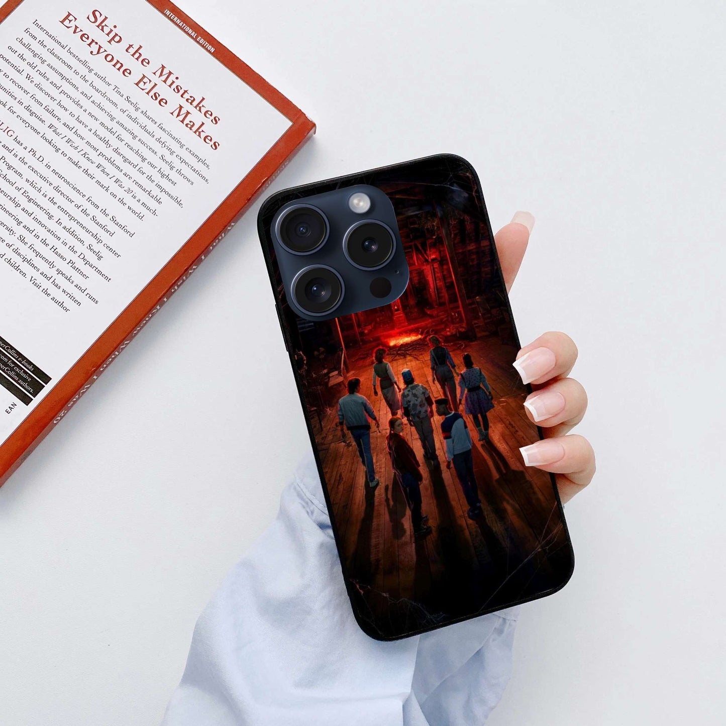 Stranger Things Original Glass Glossy Finish Back Cover