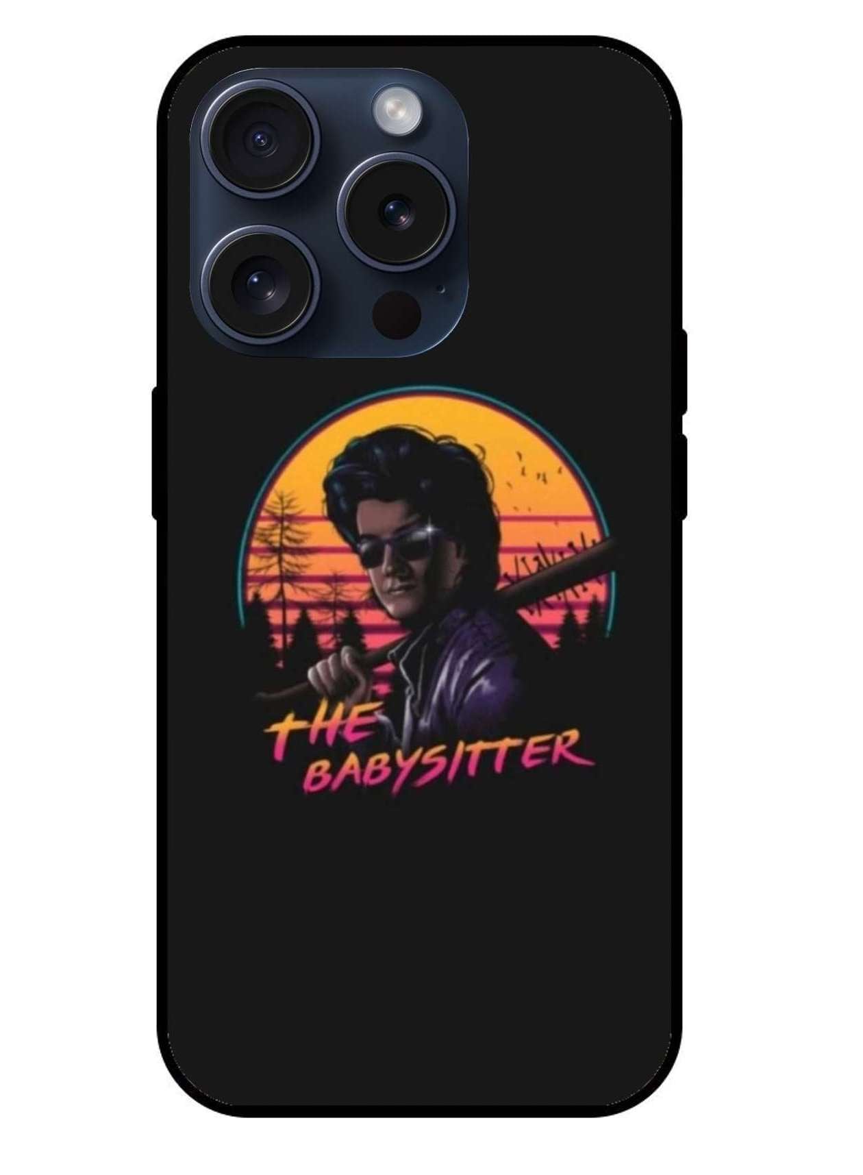 Stranger Things Babysitter Original Glass Glossy Finish Back Cover