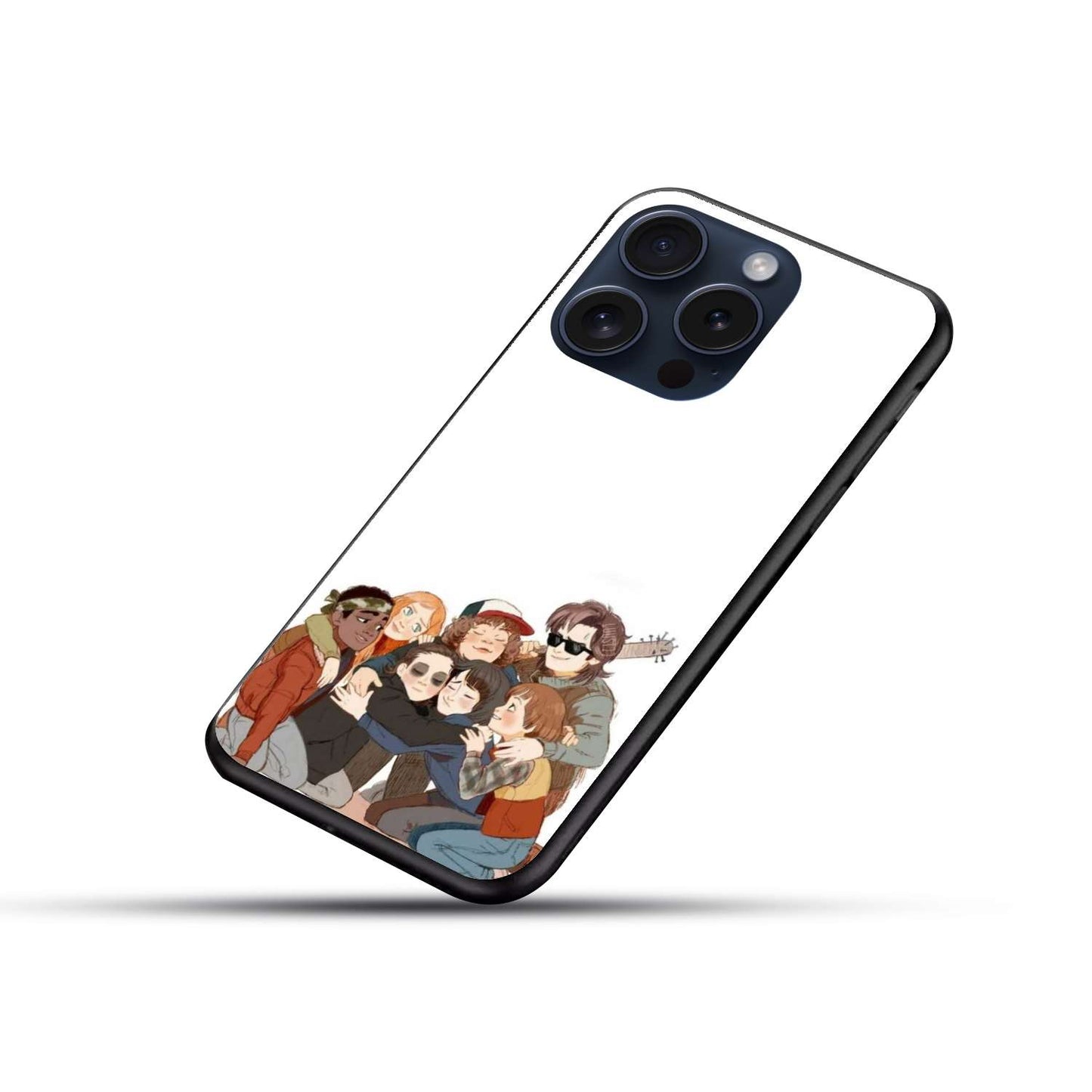 Stranger Things Animated Original Glass Glossy Finish Back Cover