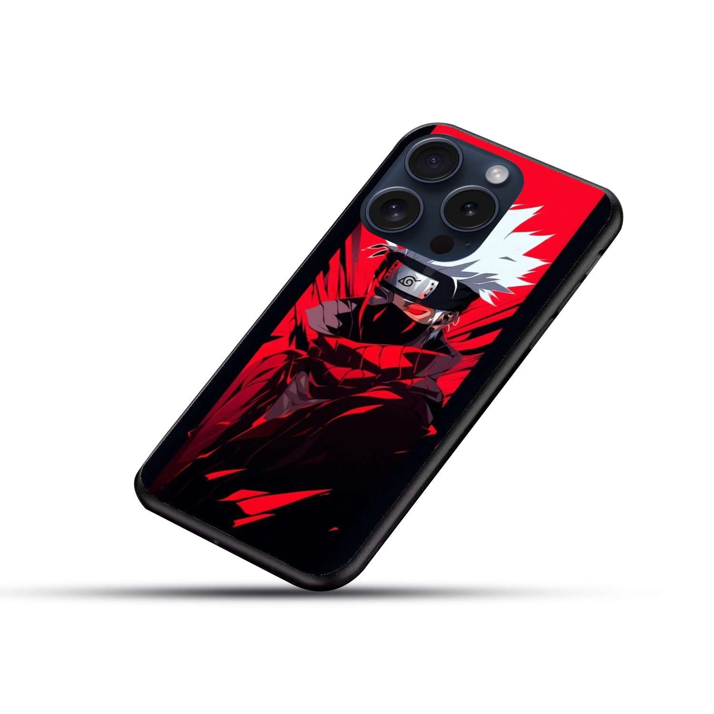 KAKASHI HATAKE Naruto Original Glass Glossy Finish Back Cover