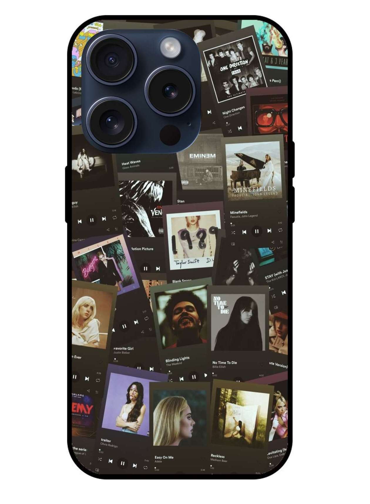 Spotify Player Original Glass Glossy Finish Back Cover
