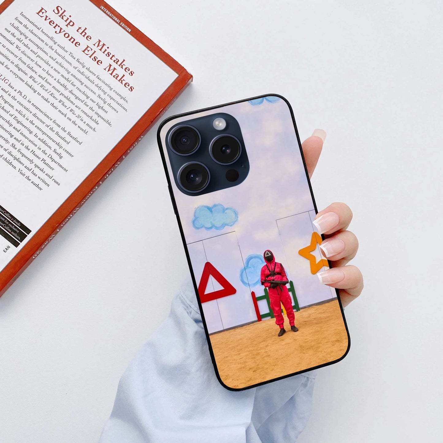 Squid Game Original Glass Glossy Finish Back Cover