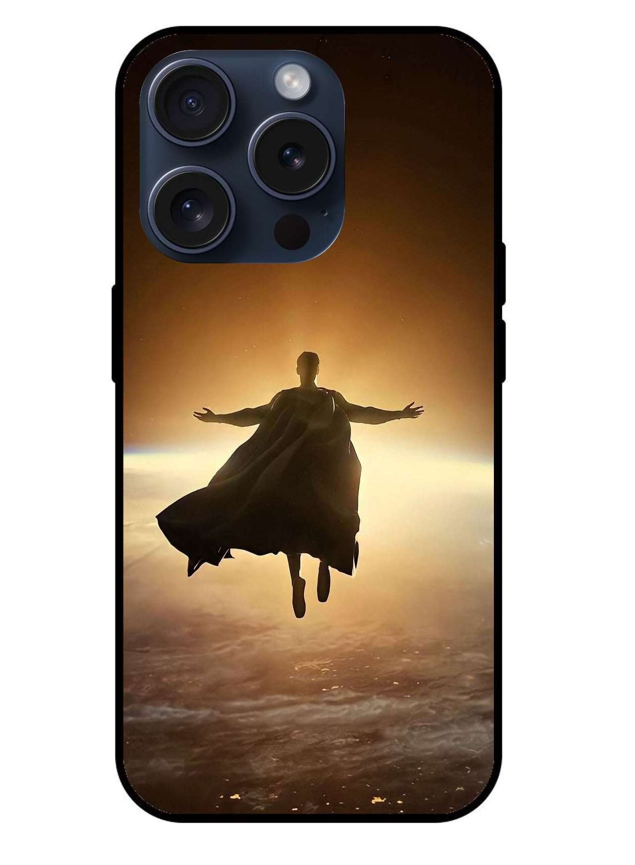 Super Man Original Glass Glossy Finish Back Cover