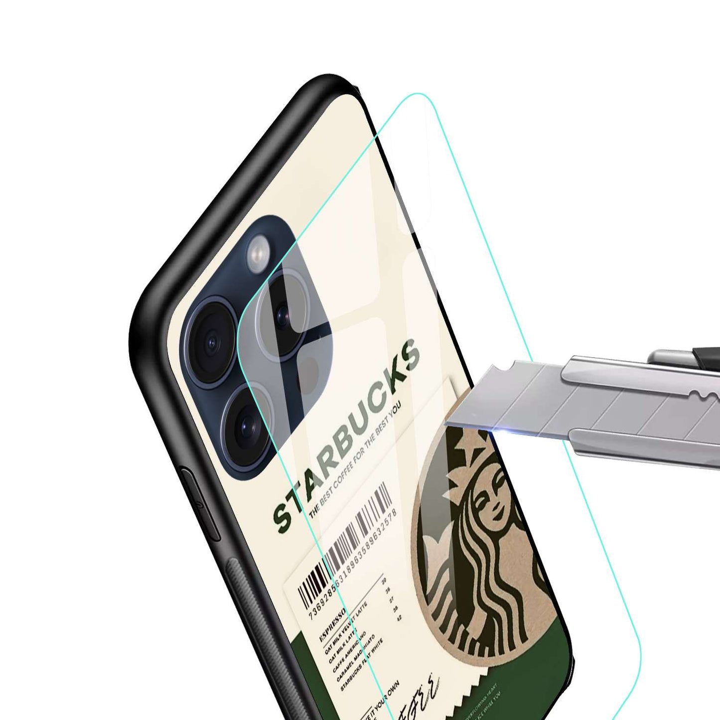 Starbucks Original Glass Glossy Finish Back Cover
