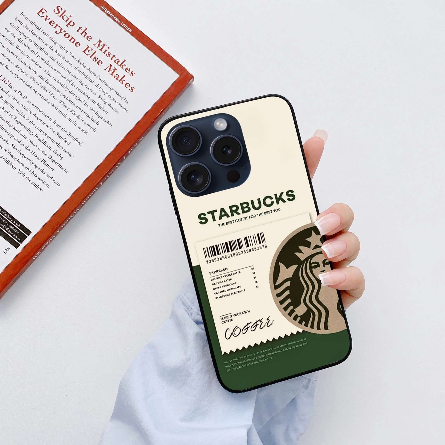 Starbucks Original Glass Glossy Finish Back Cover