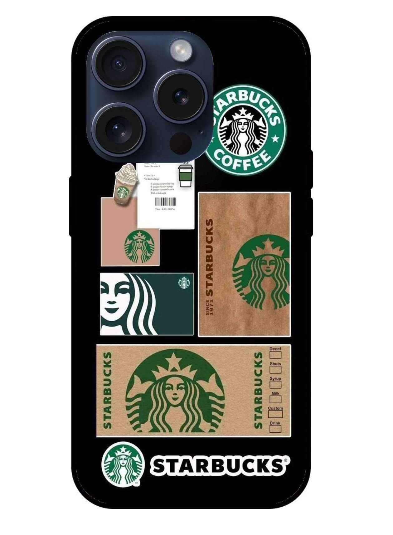 Starbucks Original Glass Glossy Finish Back Cover