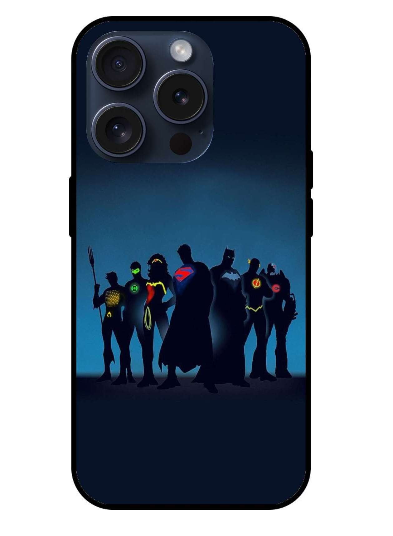 Justice League Original Glass Glossy Finish Back Cover