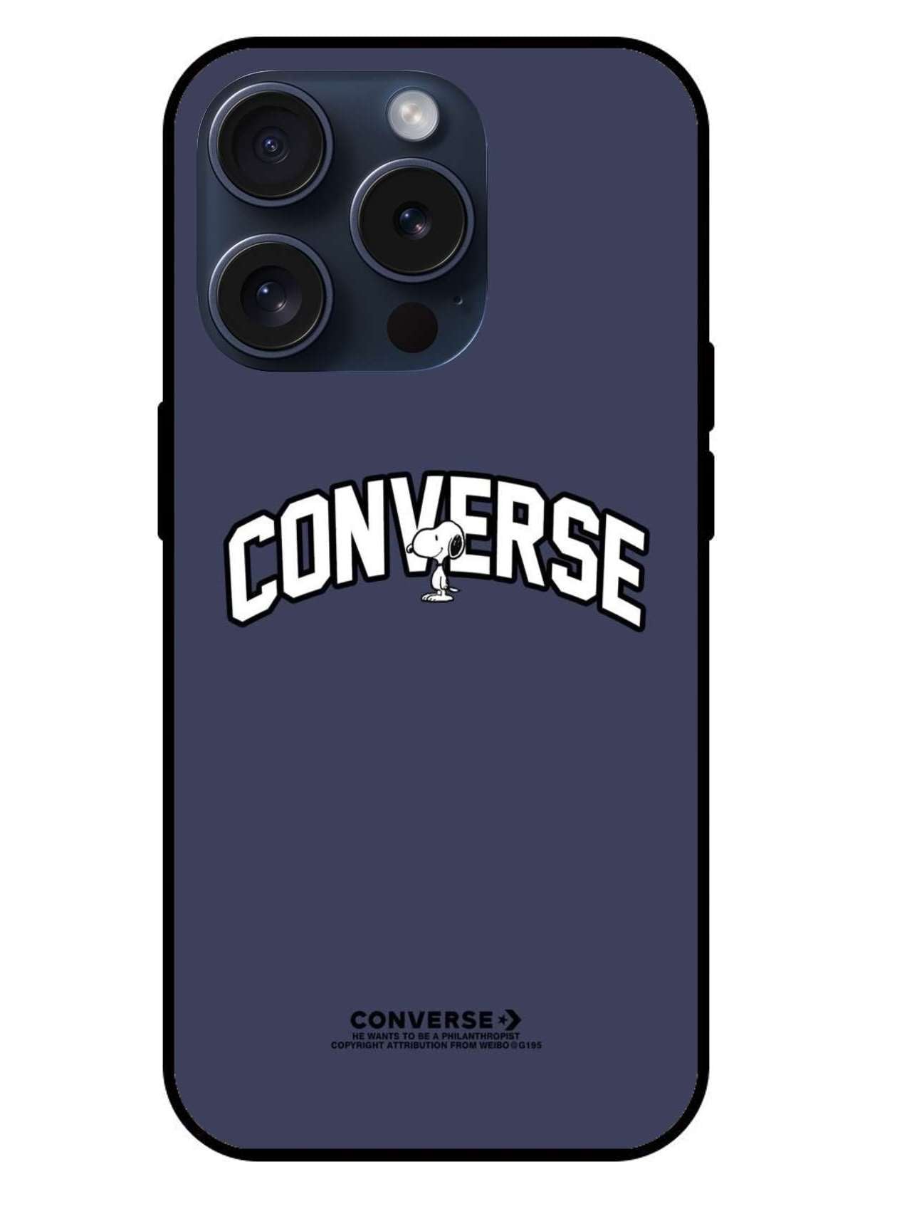 Converse Aesthetic Original Glass Glossy Finish Back Cover