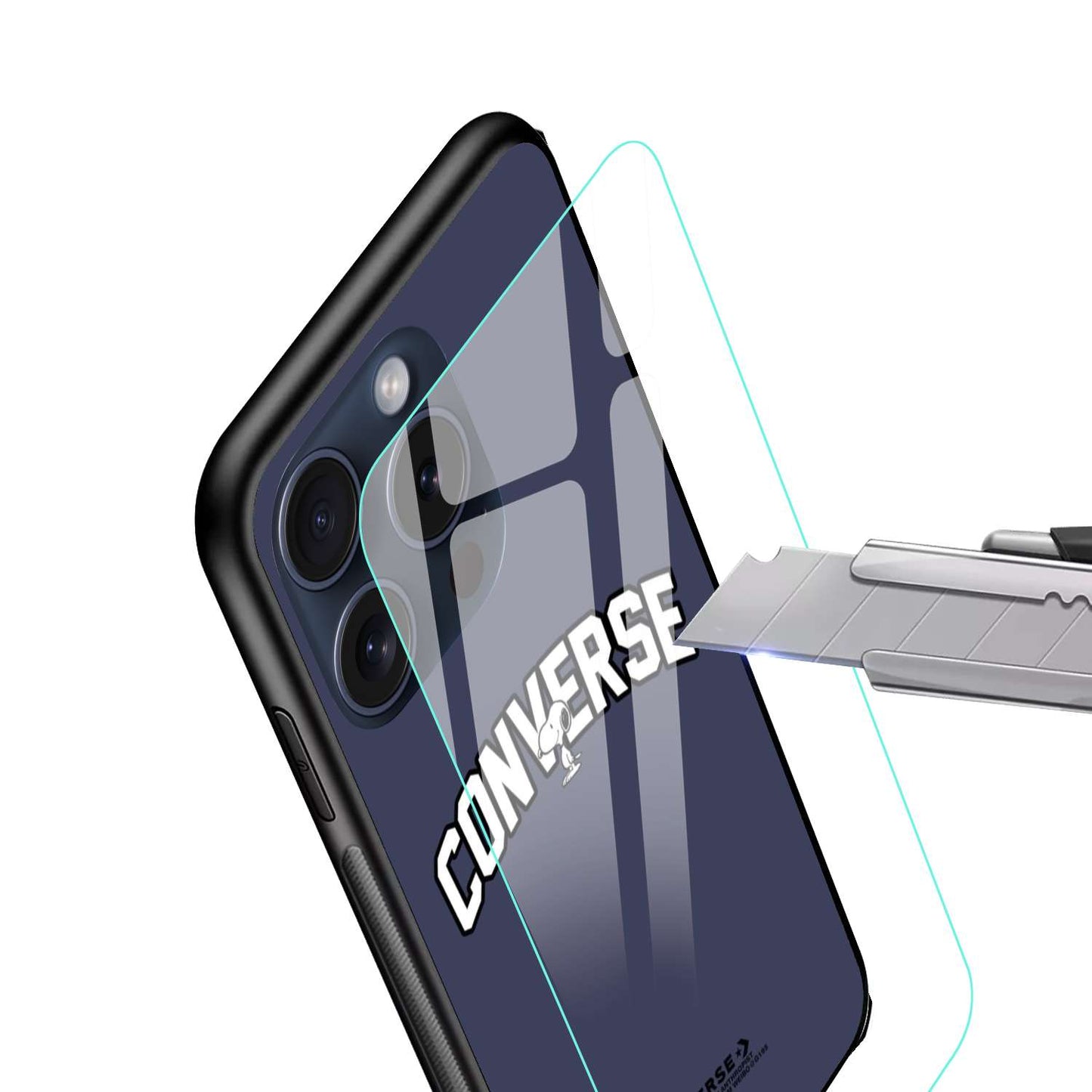 Converse Aesthetic Original Glass Glossy Finish Back Cover