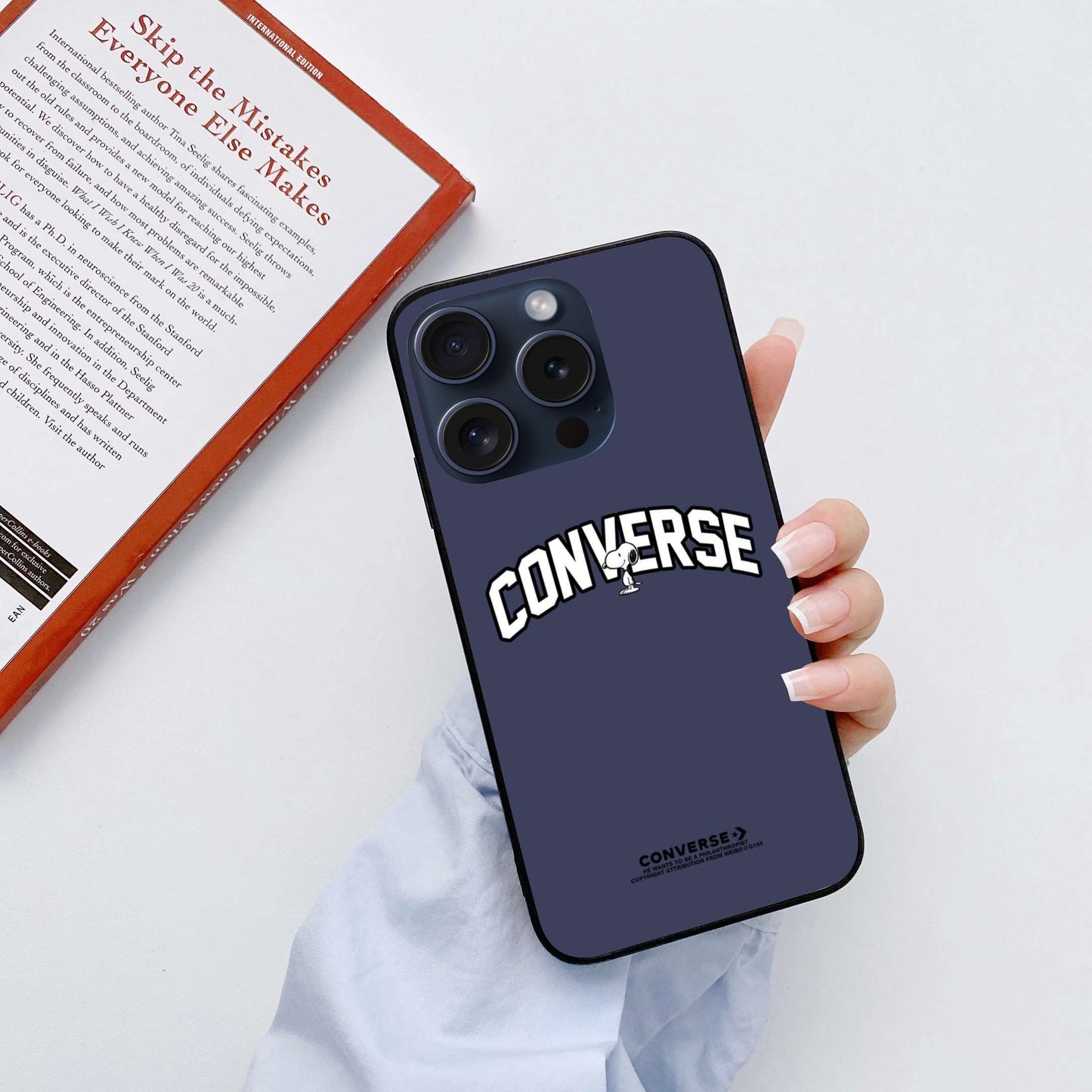 Converse Aesthetic Original Glass Glossy Finish Back Cover