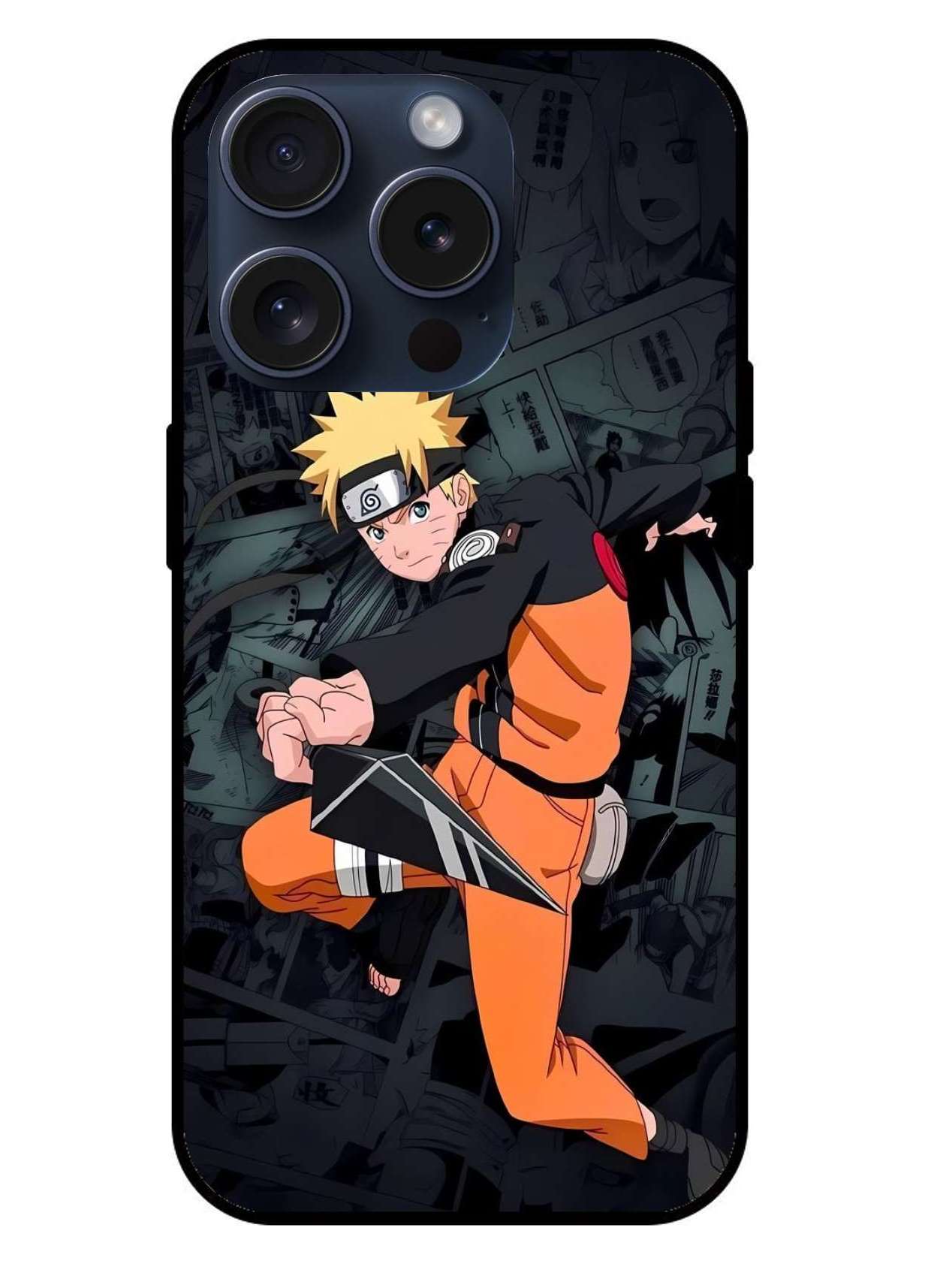 Naruto Original Glass Glossy Finish Back Cover