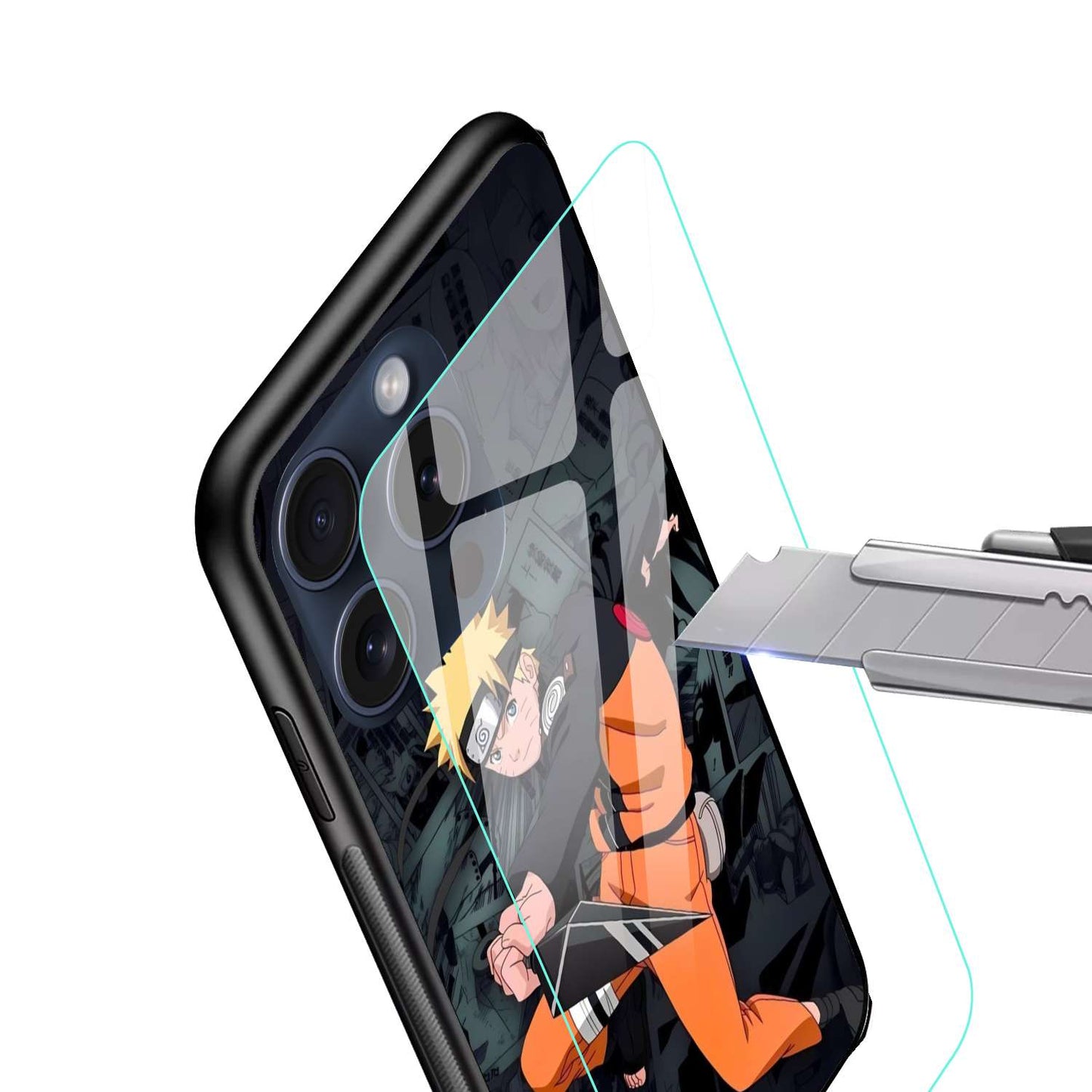 Naruto Original Glass Glossy Finish Back Cover