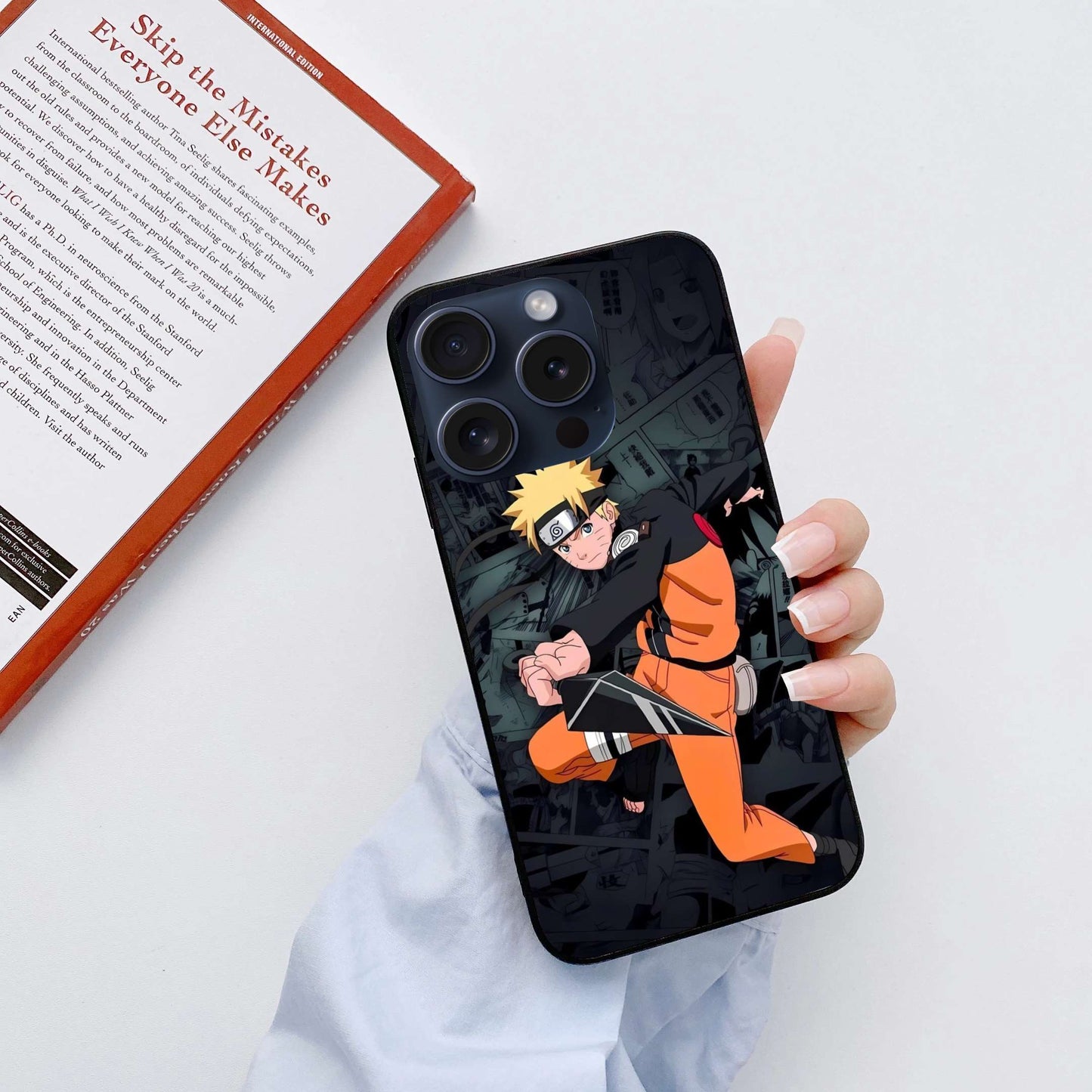 Naruto Original Glass Glossy Finish Back Cover