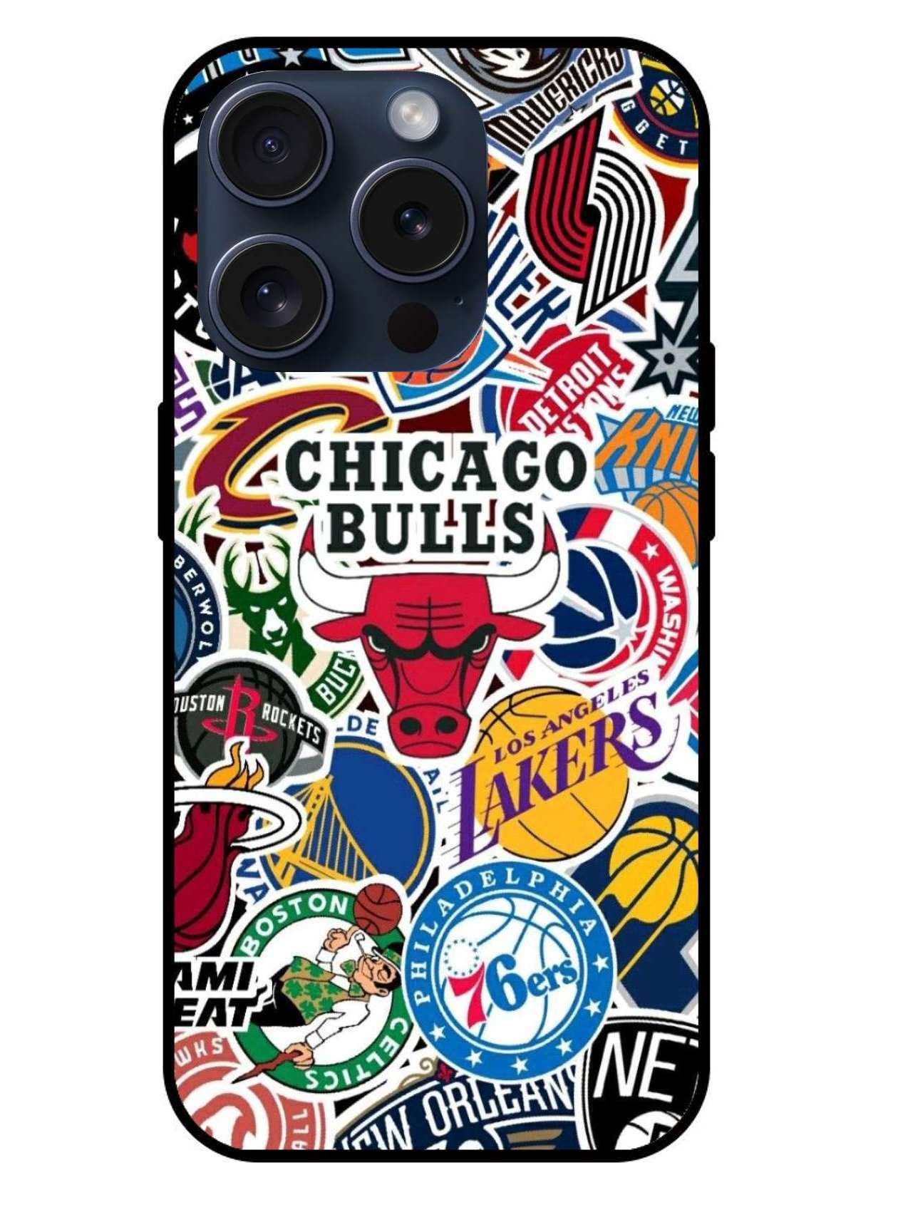 Chicago Bulls Aesthetic Original Glass Glossy Finish Back Cover