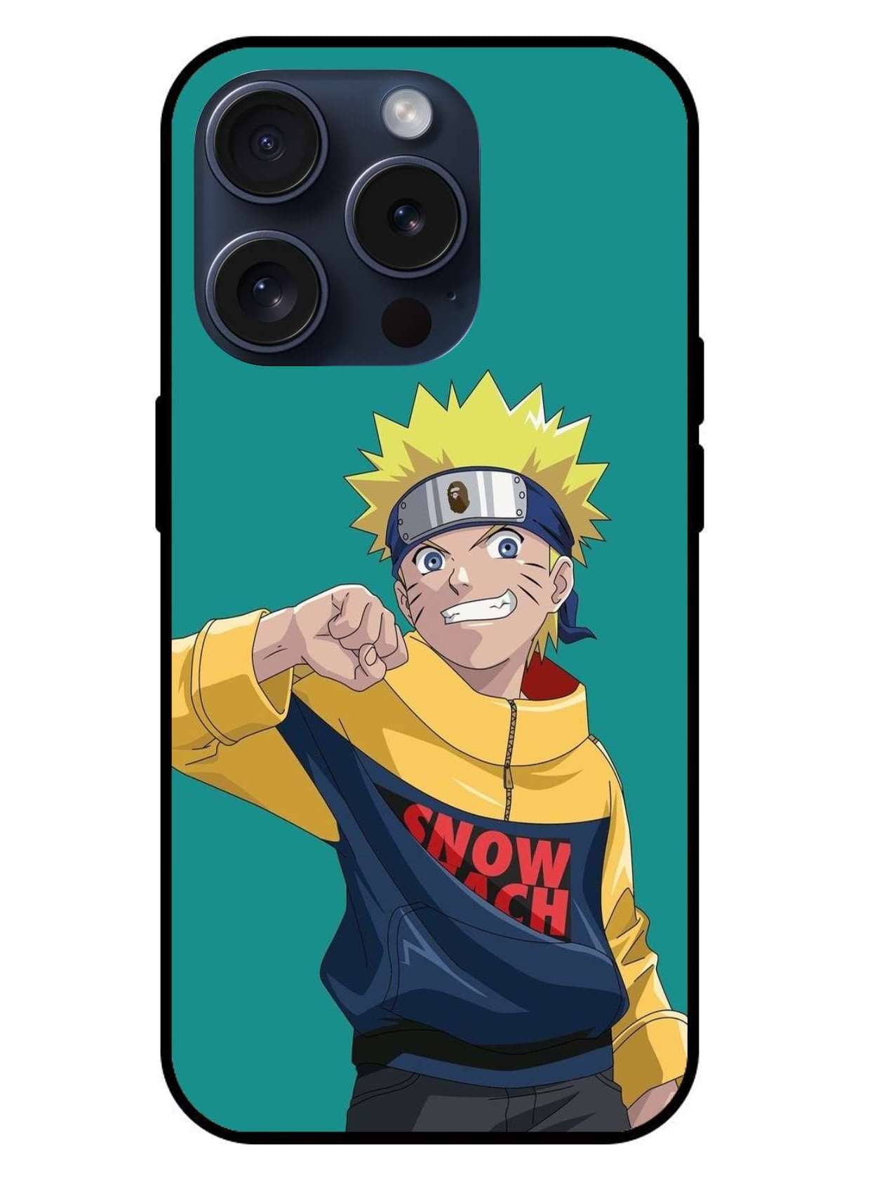 Naruto Original Glass Glossy Finish Back Cover