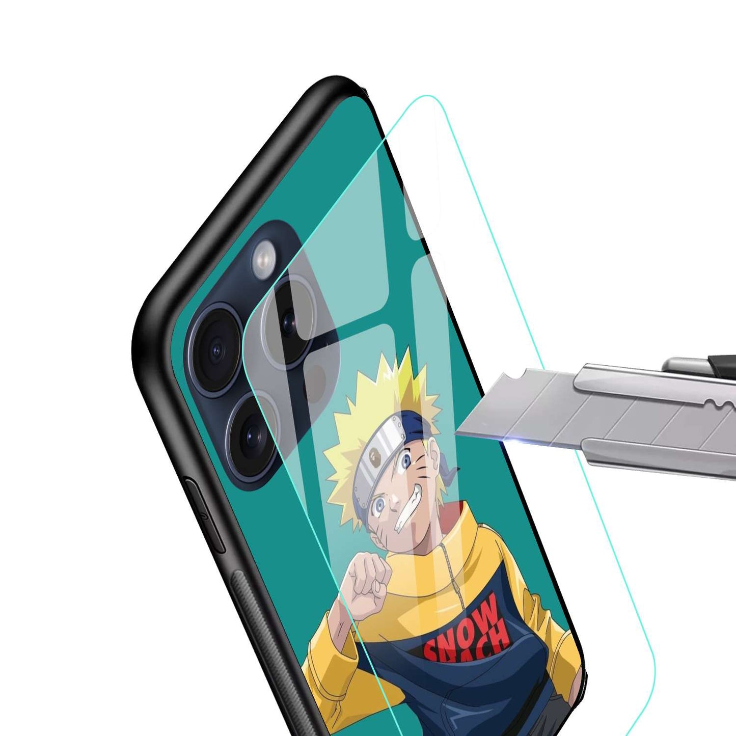 Naruto Original Glass Glossy Finish Back Cover