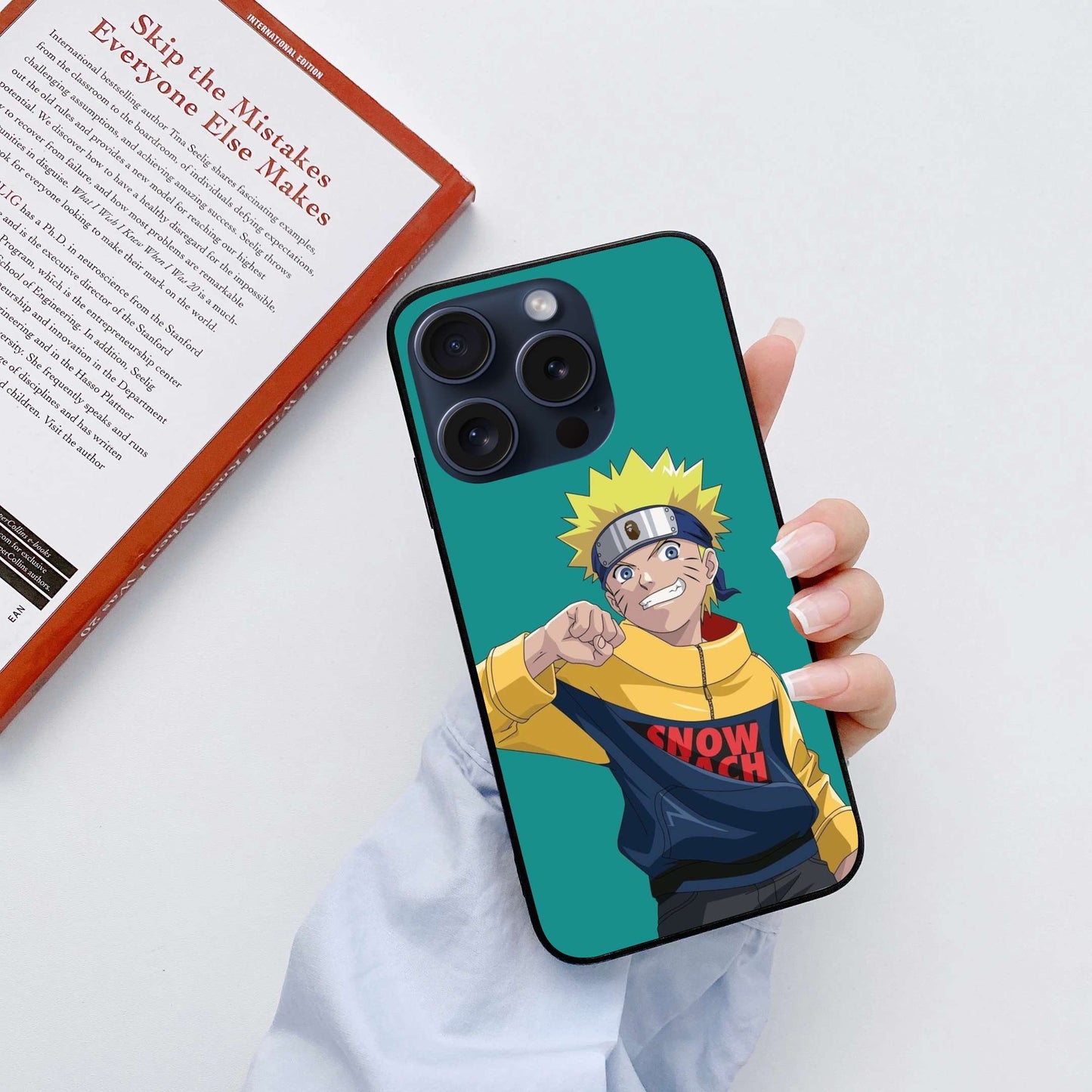 Naruto Original Glass Glossy Finish Back Cover