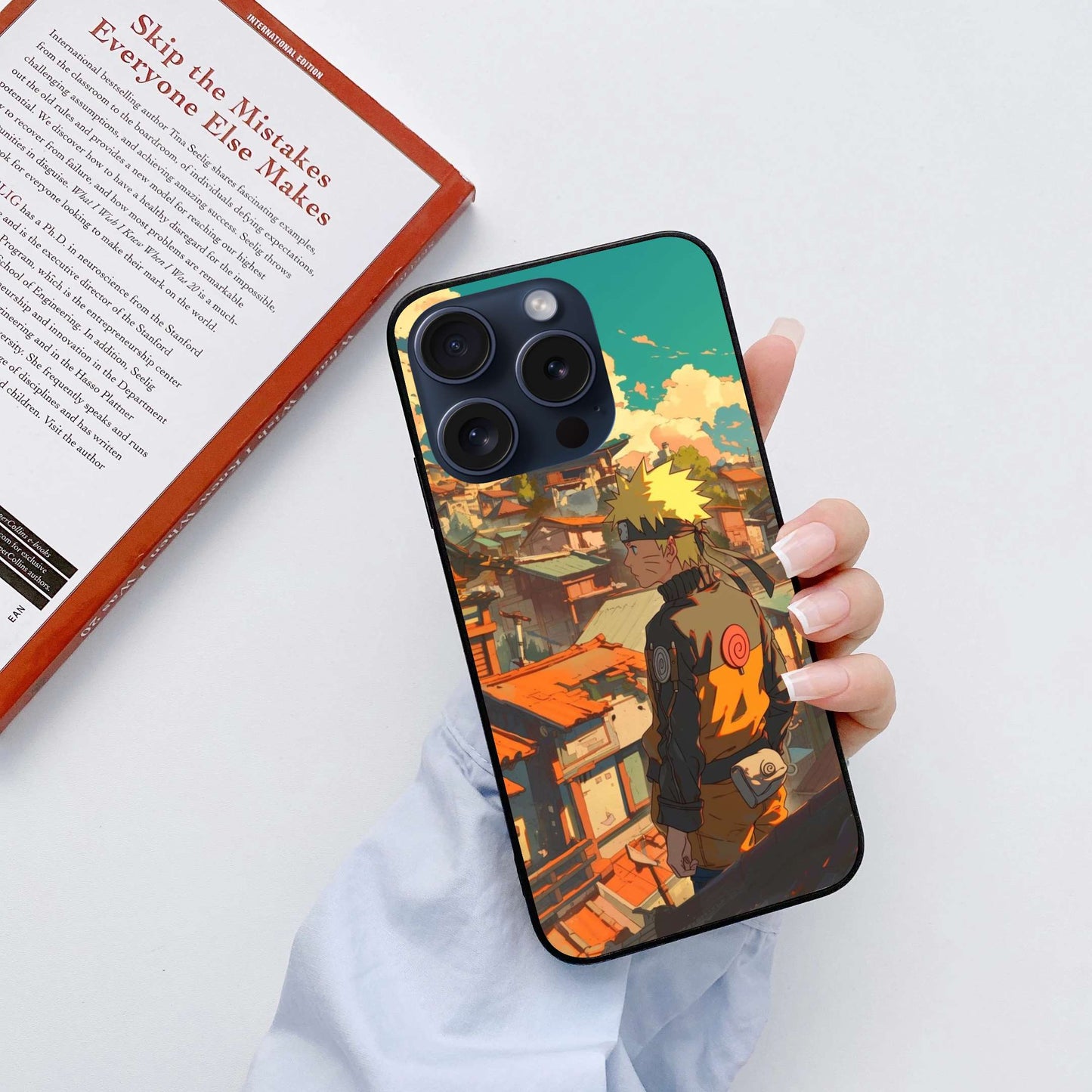 Naruto Original Glass Glossy Finish Back Cover