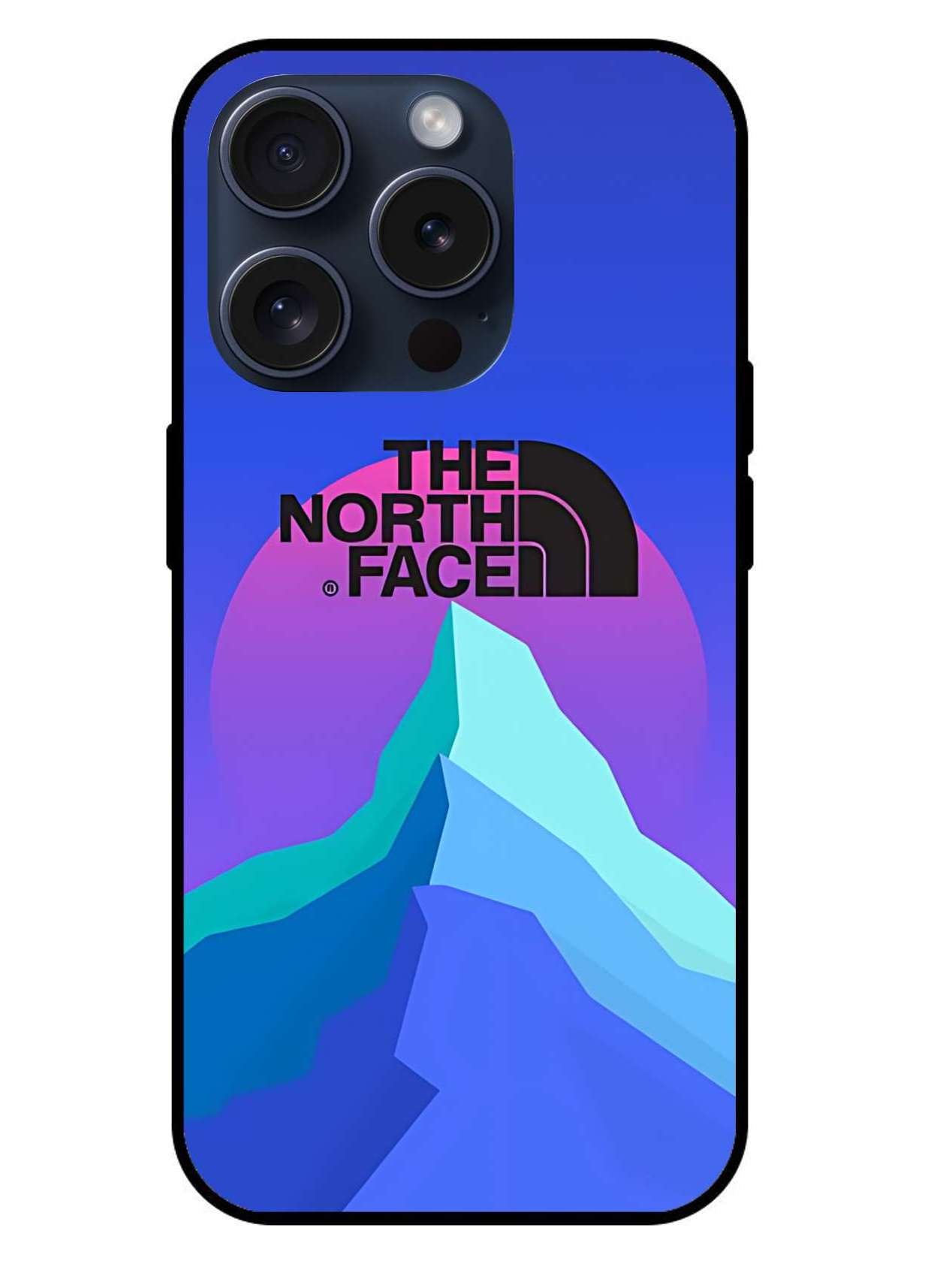 The North Face Aesthetic Original Glass Glossy Finish Back Cover