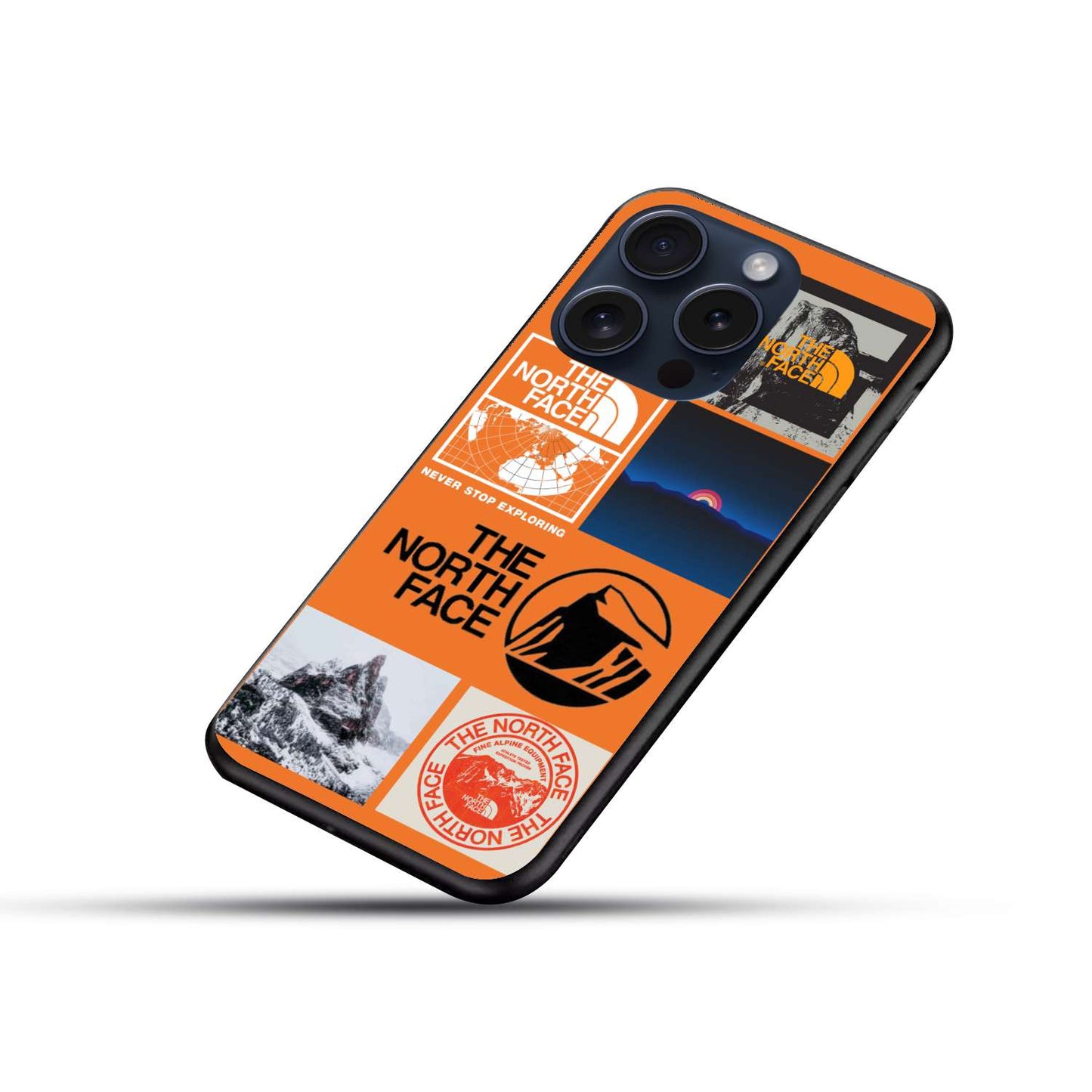 The North Face Aesthetic Original Glass Glossy Finish Back Cover
