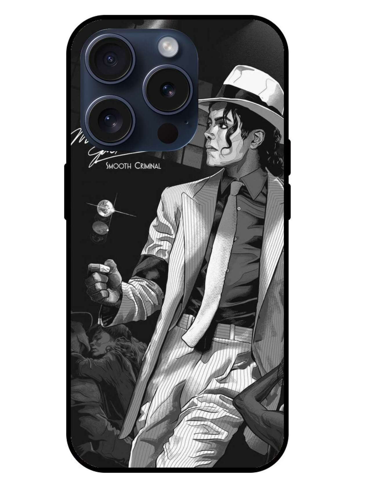 Michel Jackson Original Glass Glossy Finish Back Cover