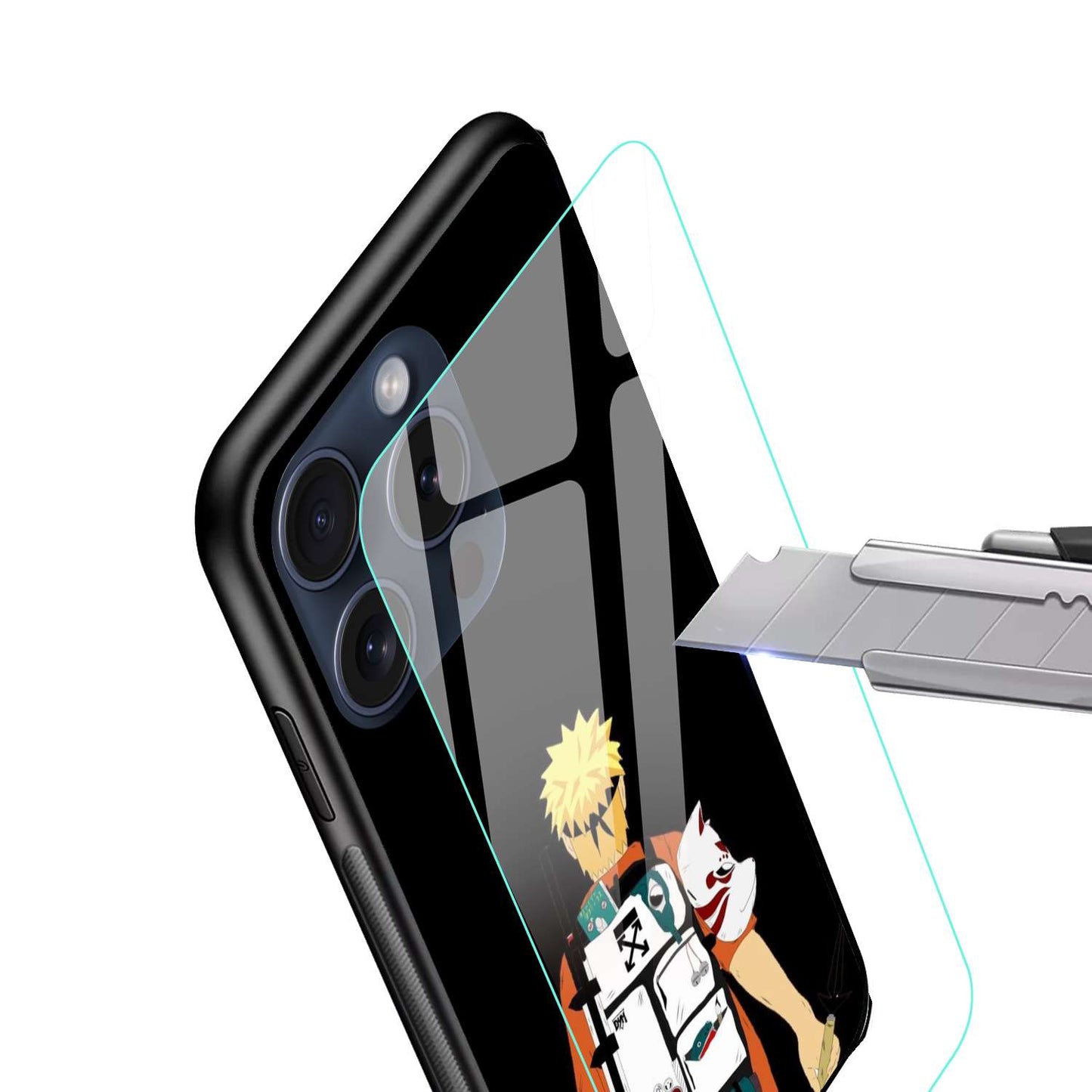 Naruto Original Glass Glossy Finish Back Cover