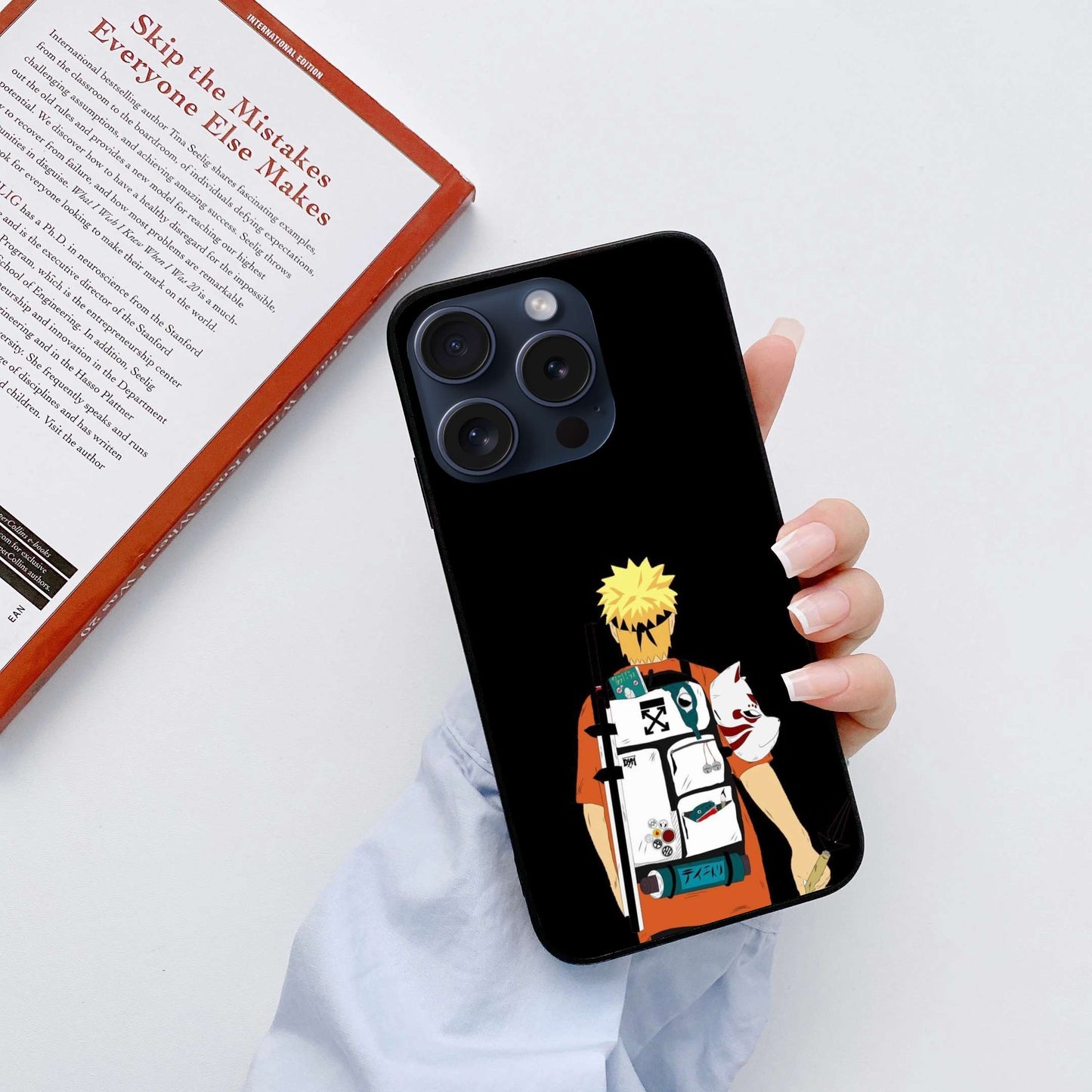 Naruto Original Glass Glossy Finish Back Cover