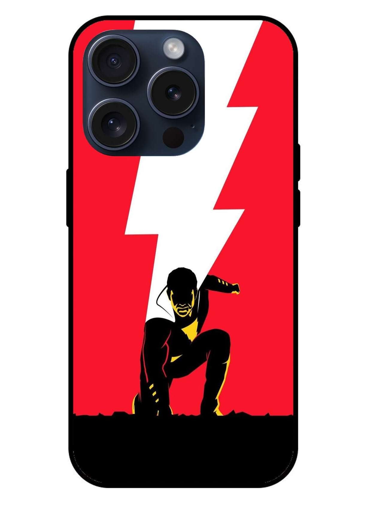 Shazam Original Glass Glossy Finish Back Cover