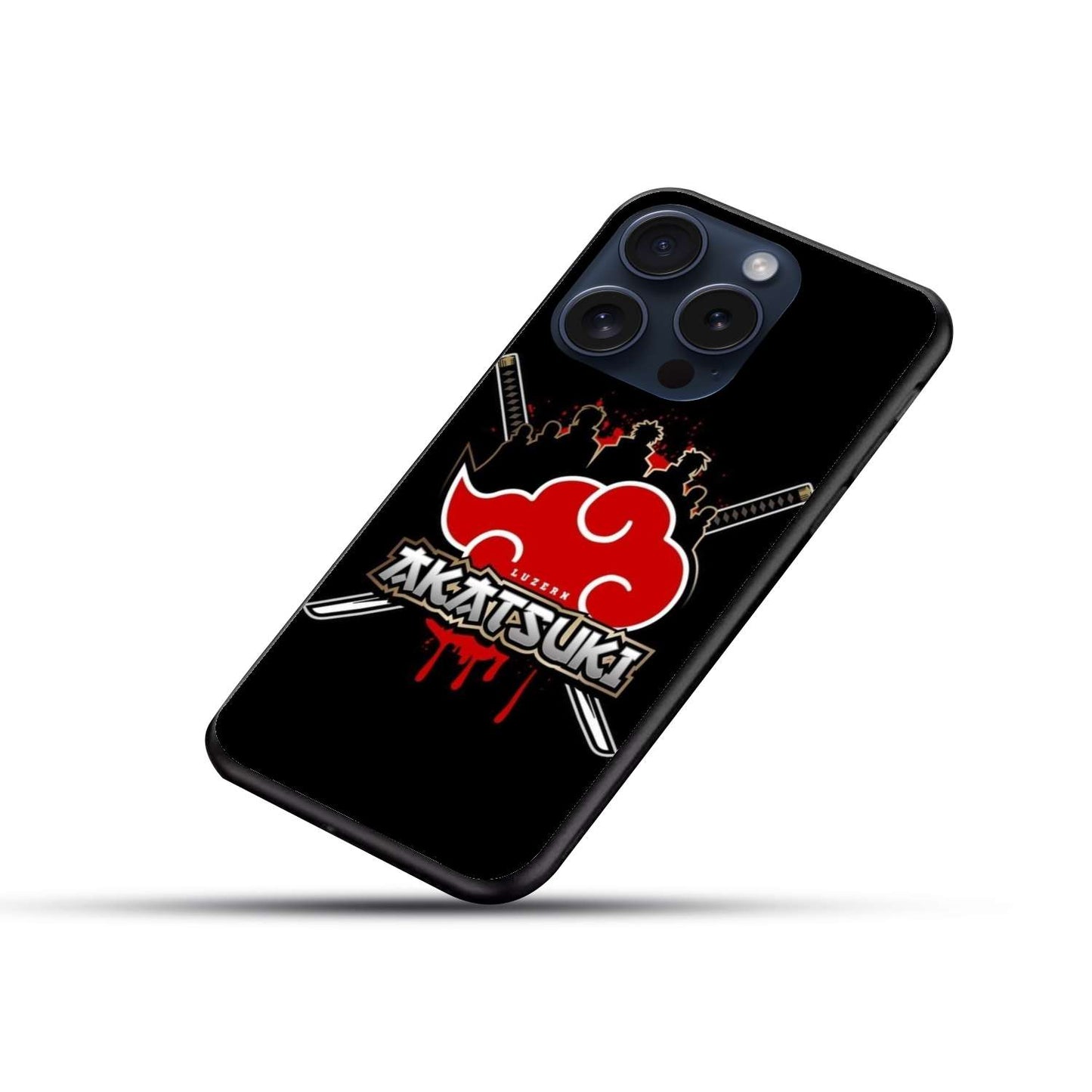 Akatsuki Naruto Original Glass Glossy Finish Back Cover